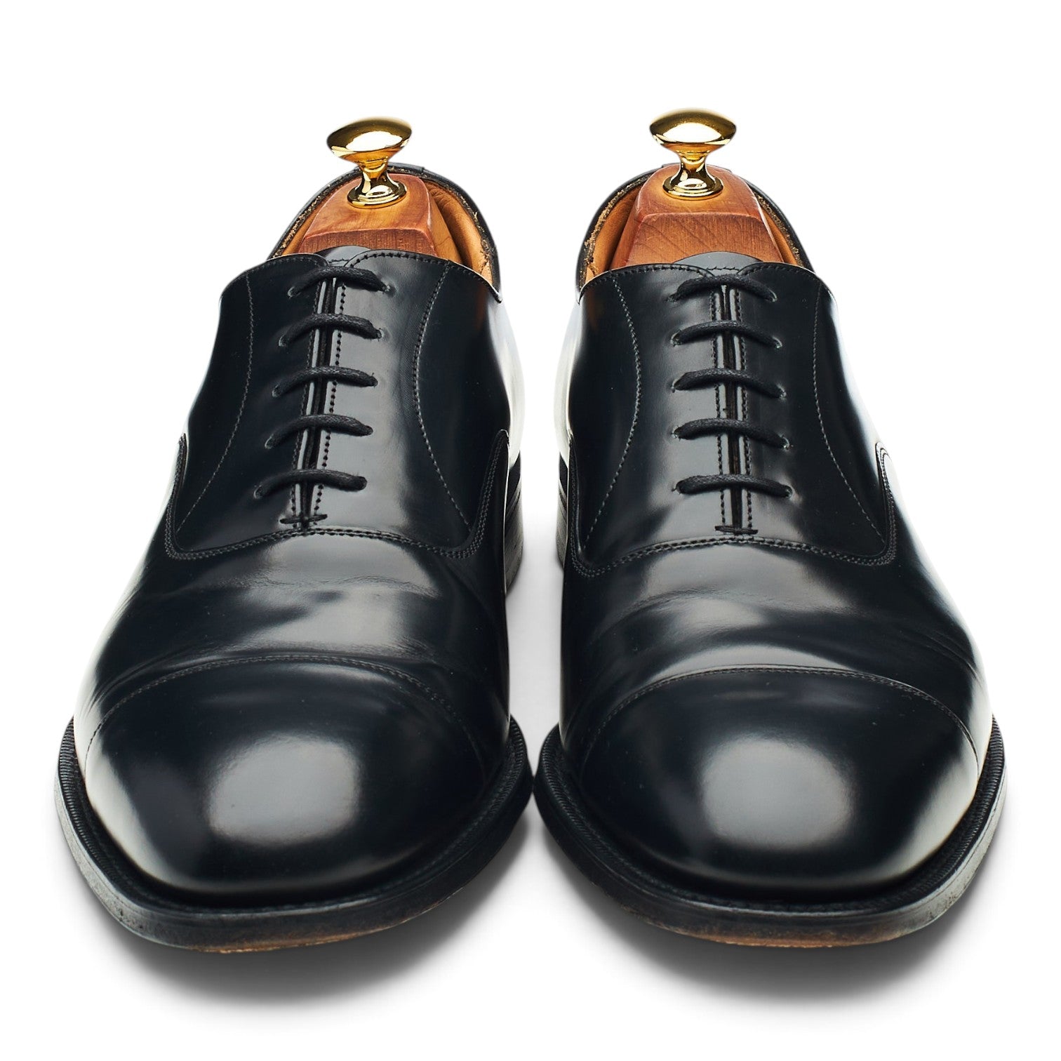 Church’s Balmoral richelieu cuir noir UK10.5 bout droit