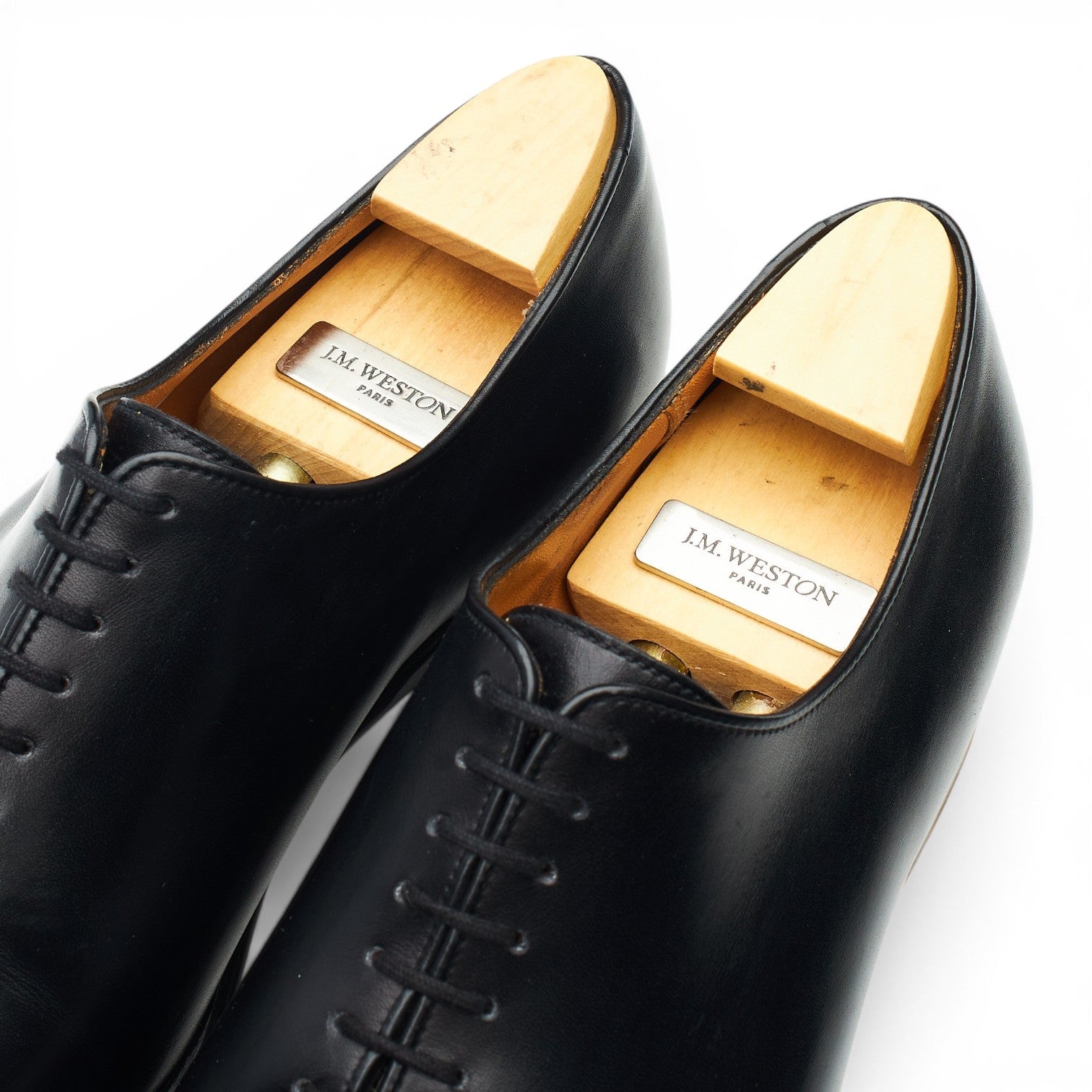 J.M. Weston 402 Flore richelieu cuir noir pointure 7 UK
