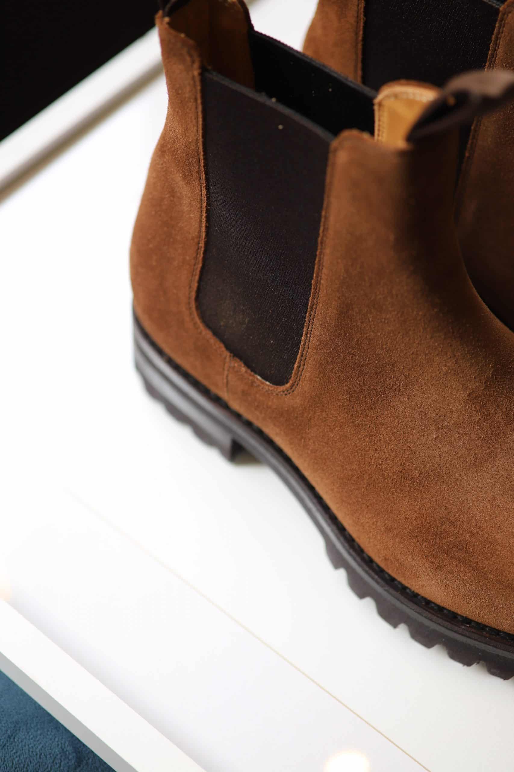 Malfroid Berrière II boots chelsea daim semelle commando