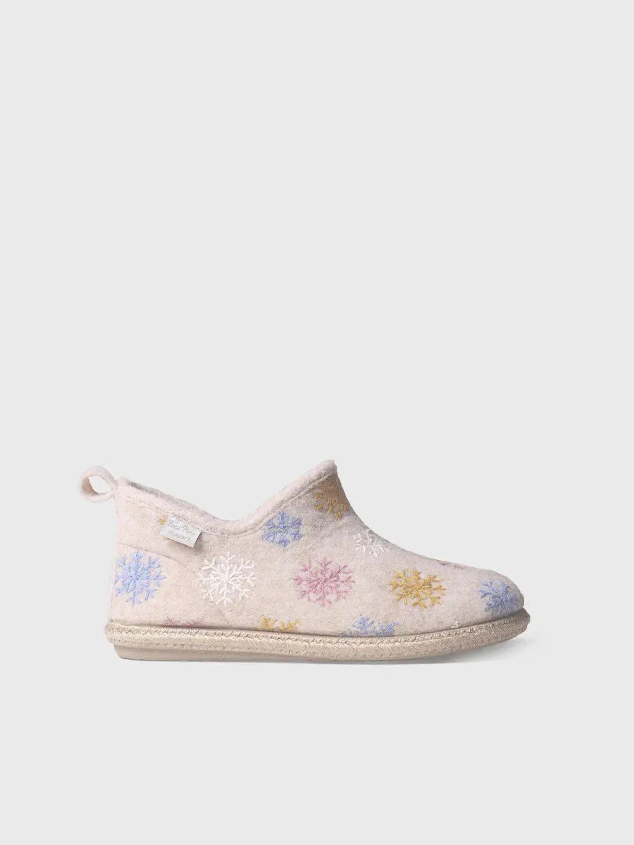 Toni Pons Duna-CP chaussons femme feutre à lacets