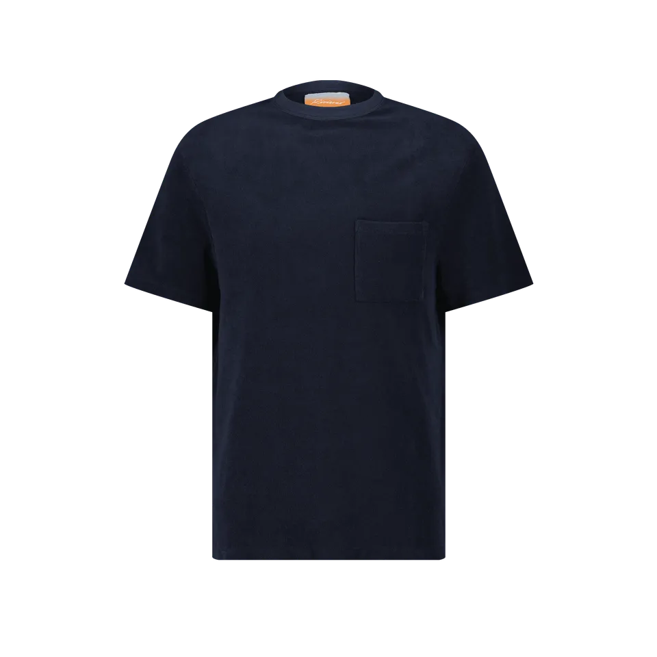 Rivieras Éponge TS04 T-shirt Marine 100% Coton