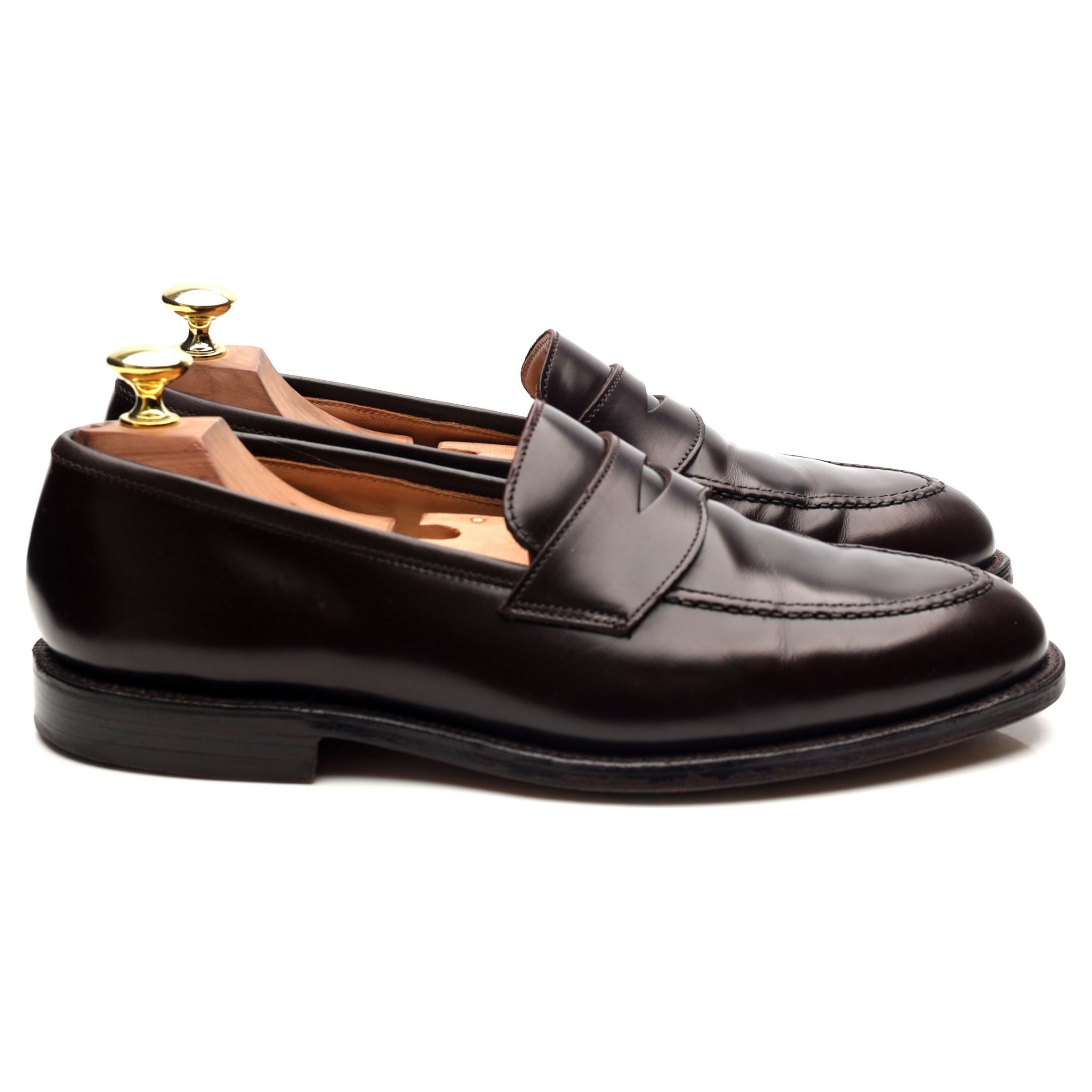 Crockett & Jones Henley 3 mocassins cuir bordeaux 7,5 UK