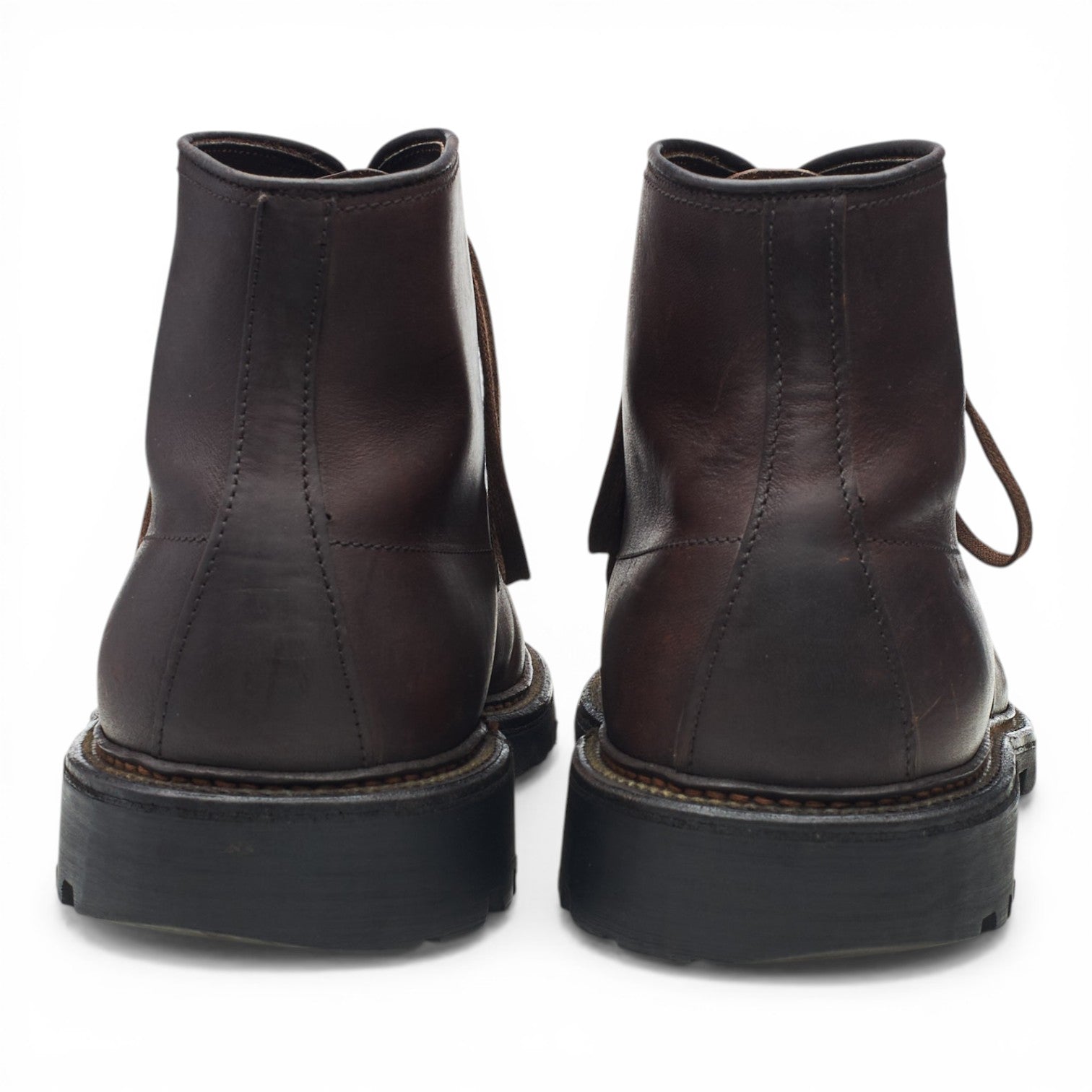 Alden 404 bottes cuir marron foncé UK 7 semelle crantée