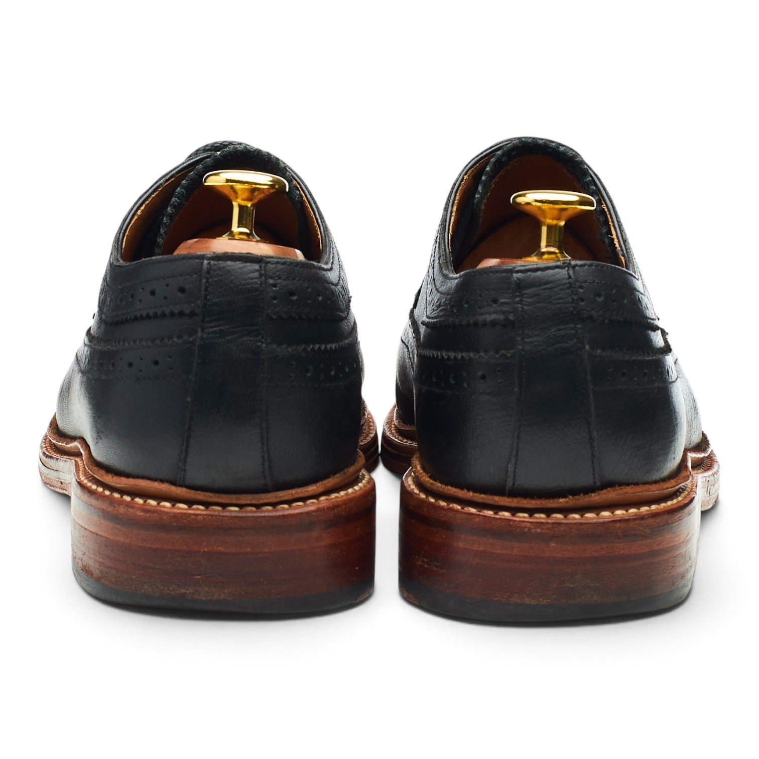 Grenson Sid derbies cuir grainé noir pointure UK 7