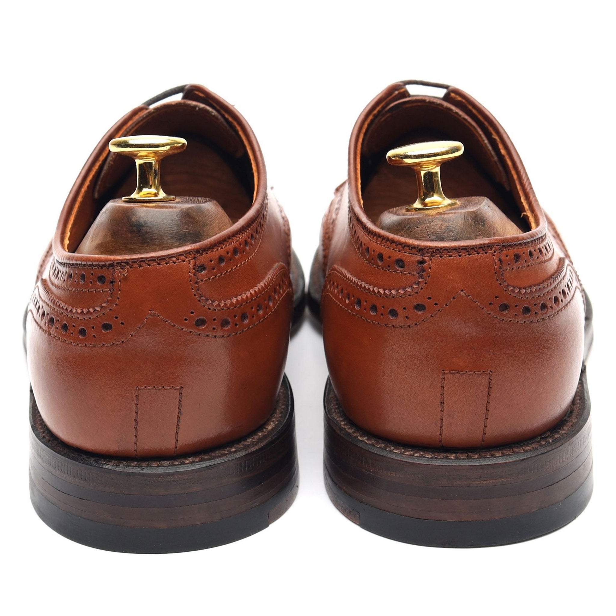 Alden 966 derby brogue cuir marron pointure UK 7.5