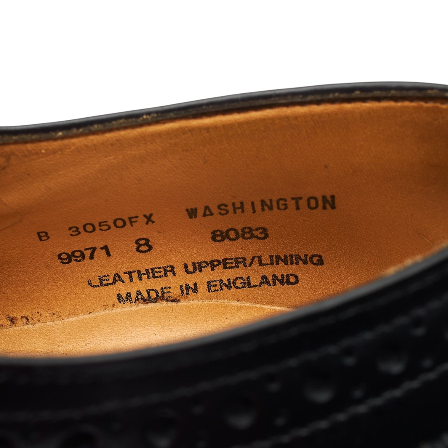 Alfred Sargent Washington derby cuir noir 8
