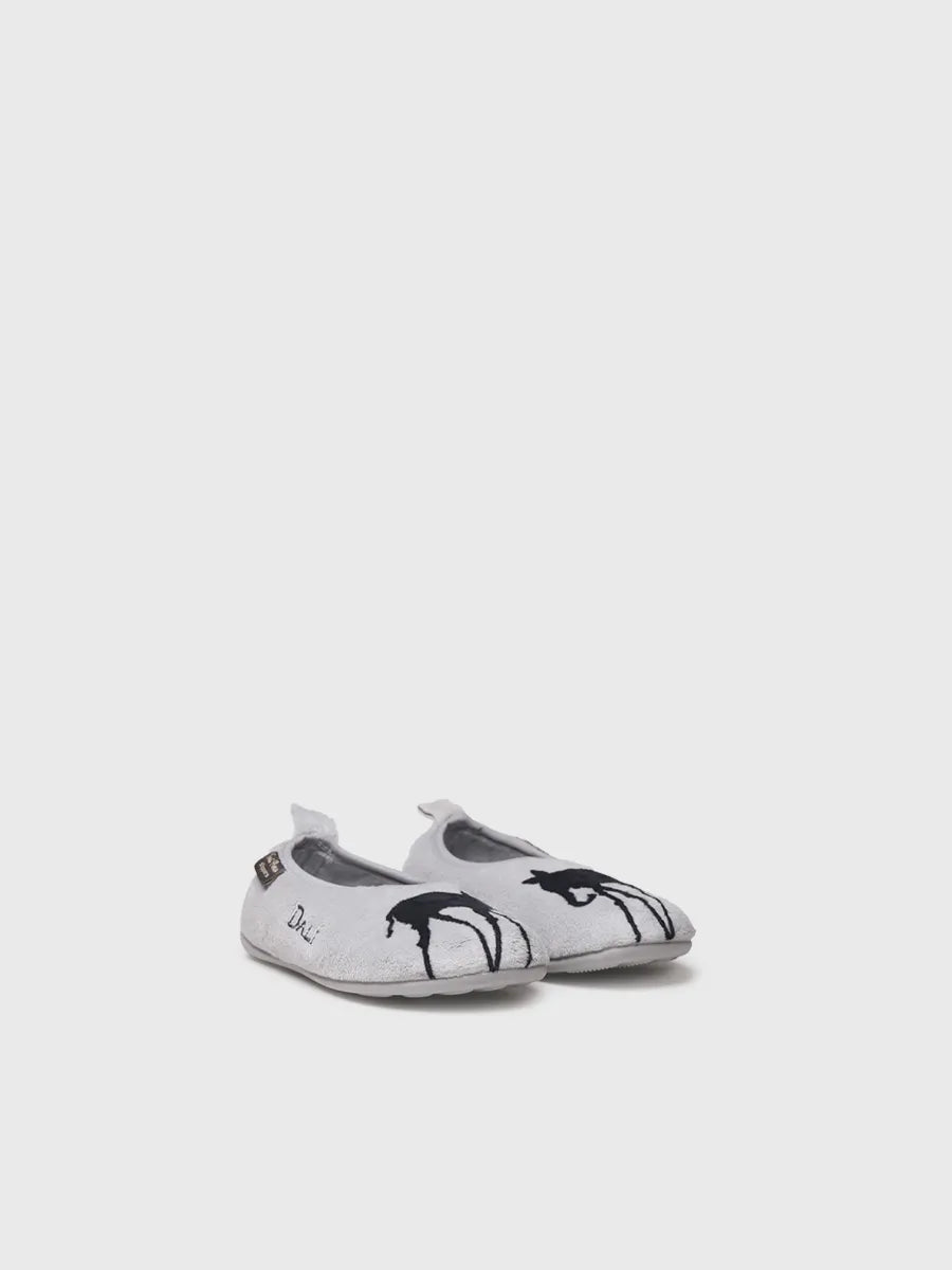 Toni Pons Elefant chausson enfant gris fourrure