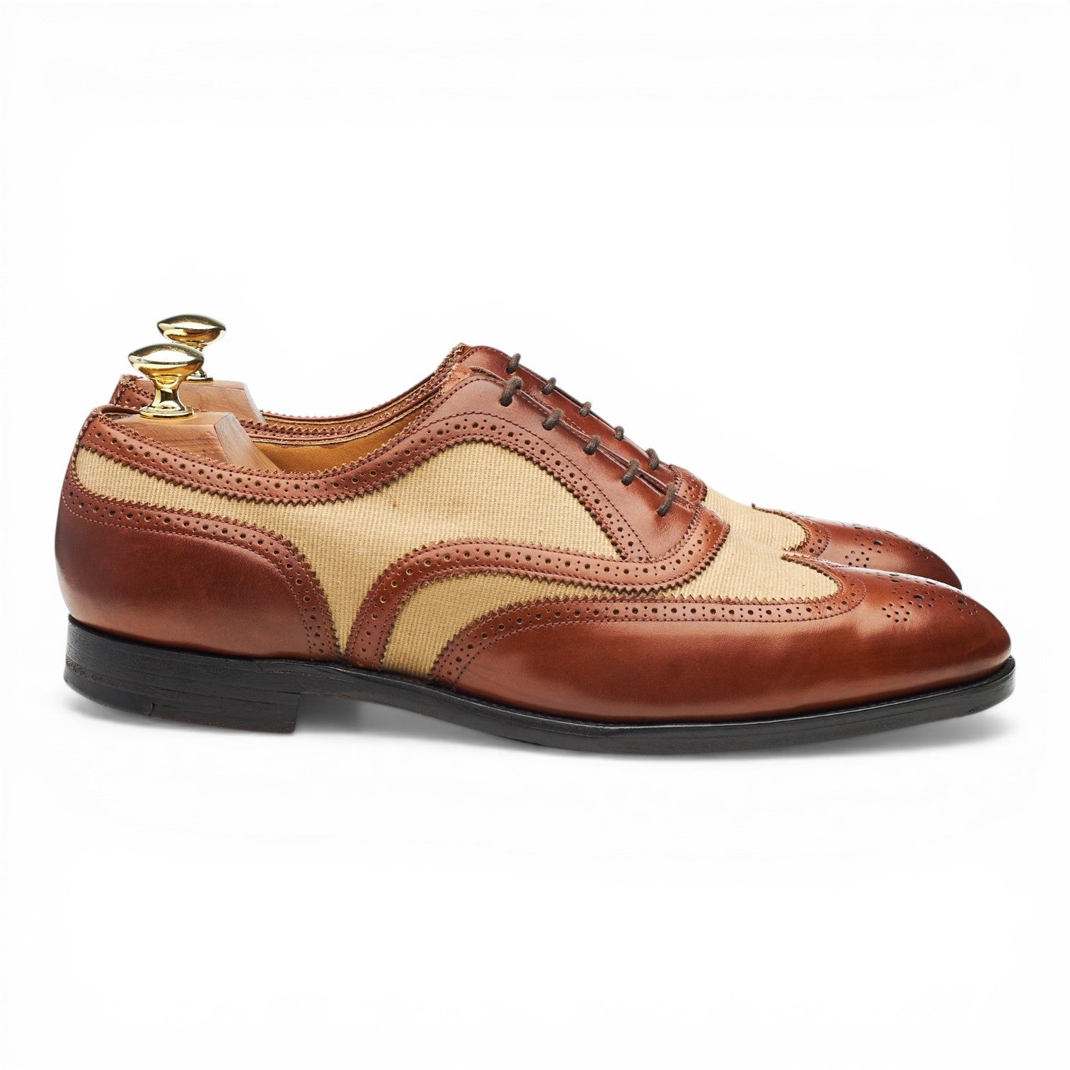 Edward Green Malvern oxford cuir marron pointure UK 8