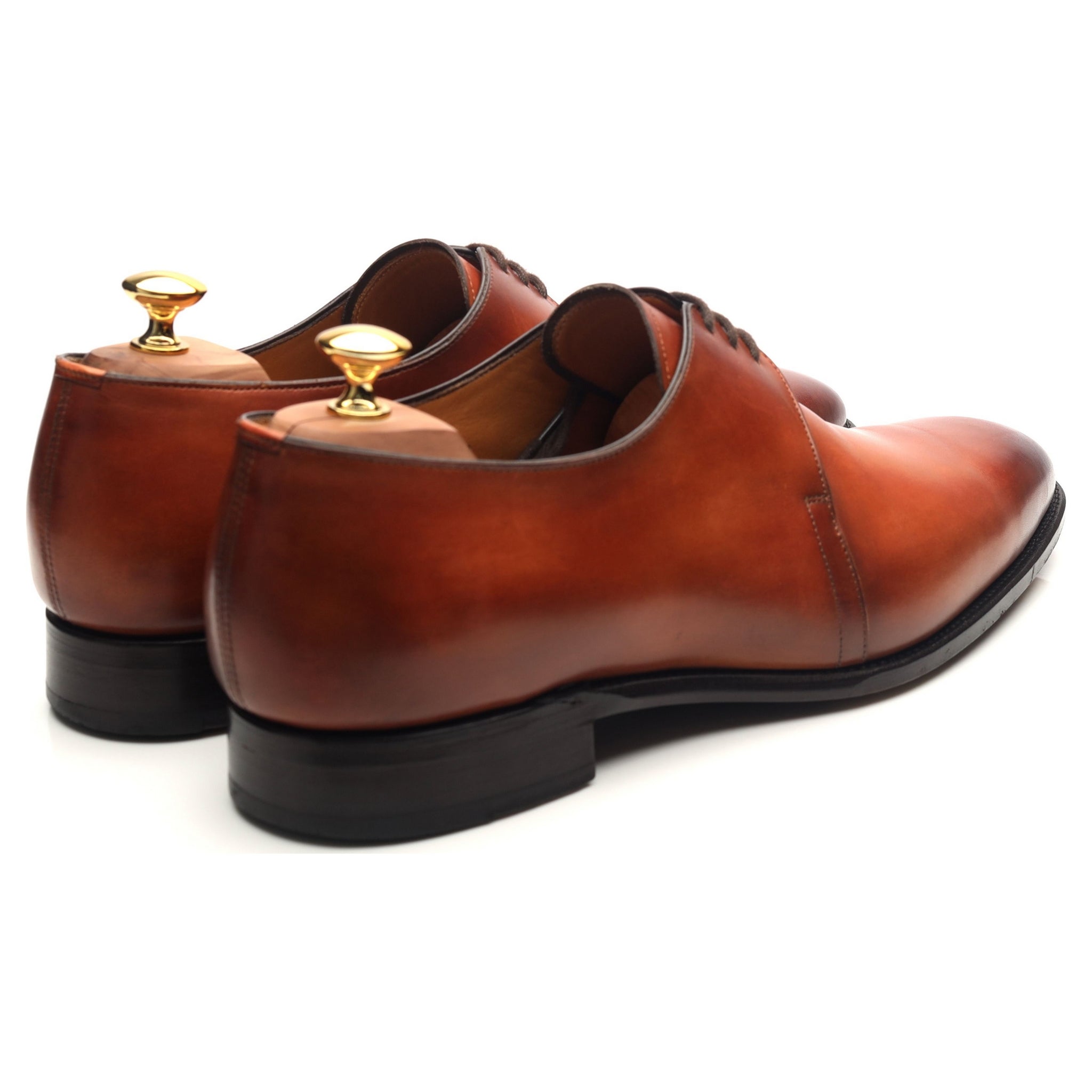 Carlos Santos Michael derby cuir marron UK 12 E