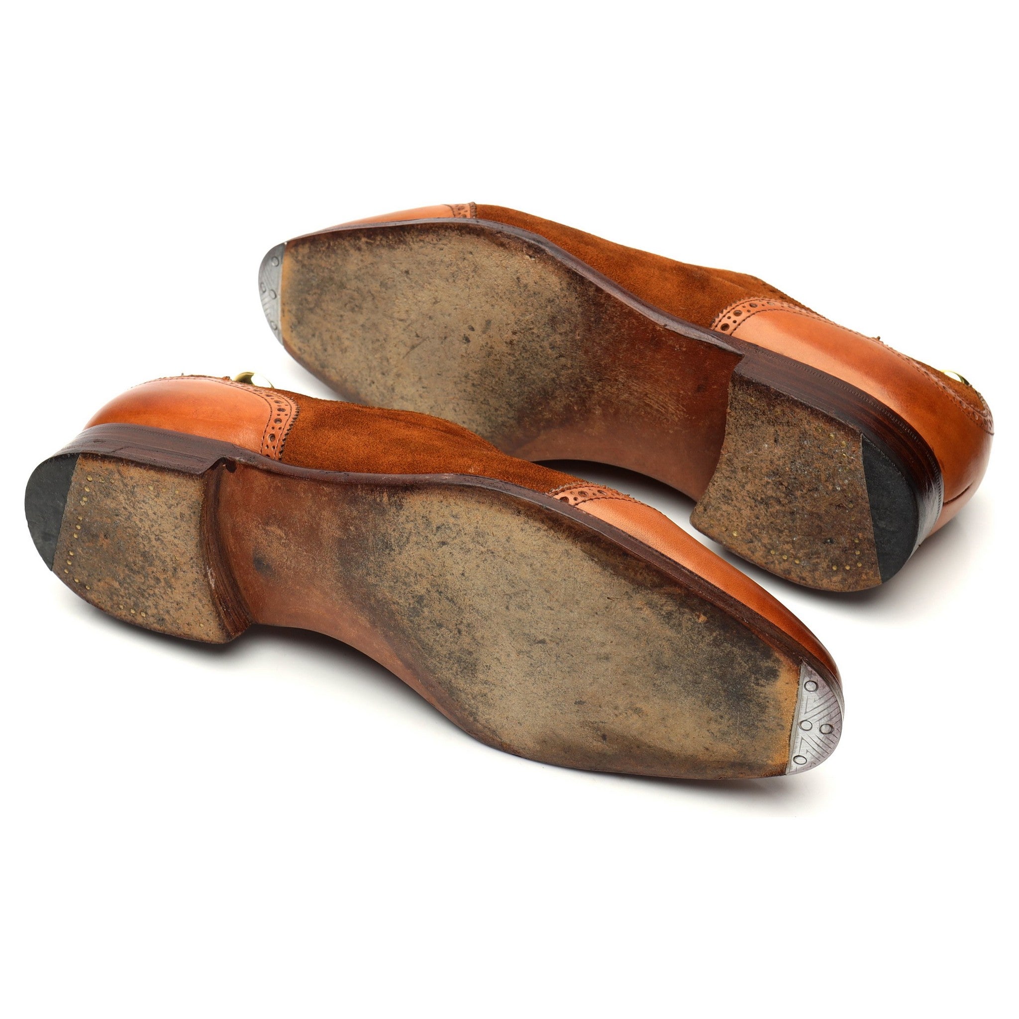 Edward Green Southwold richelieu cuir suède marron UK 7
