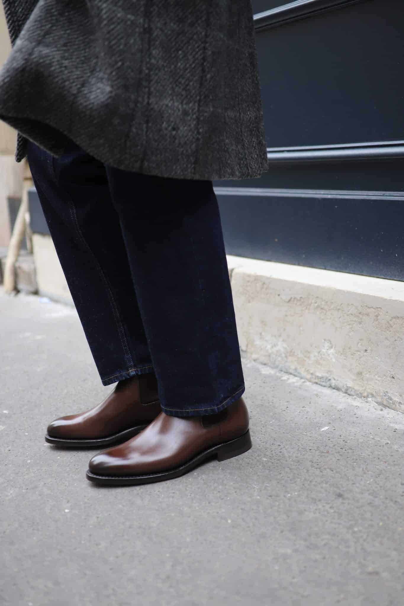 Malfroid Berrière bottine chelsea cuir veau Goodyear