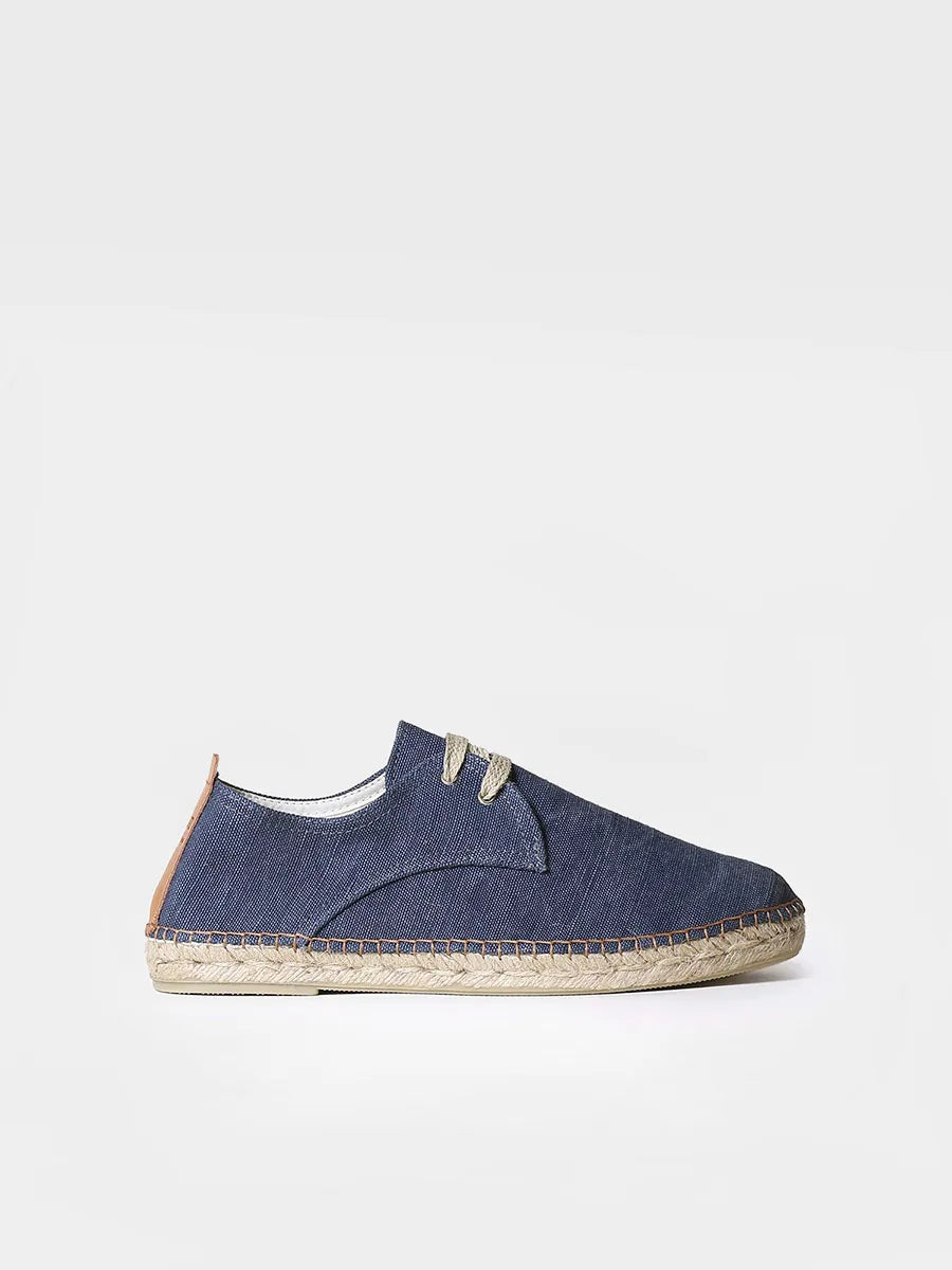 Toni Pons Dixon espadrille homme coton marine lacets