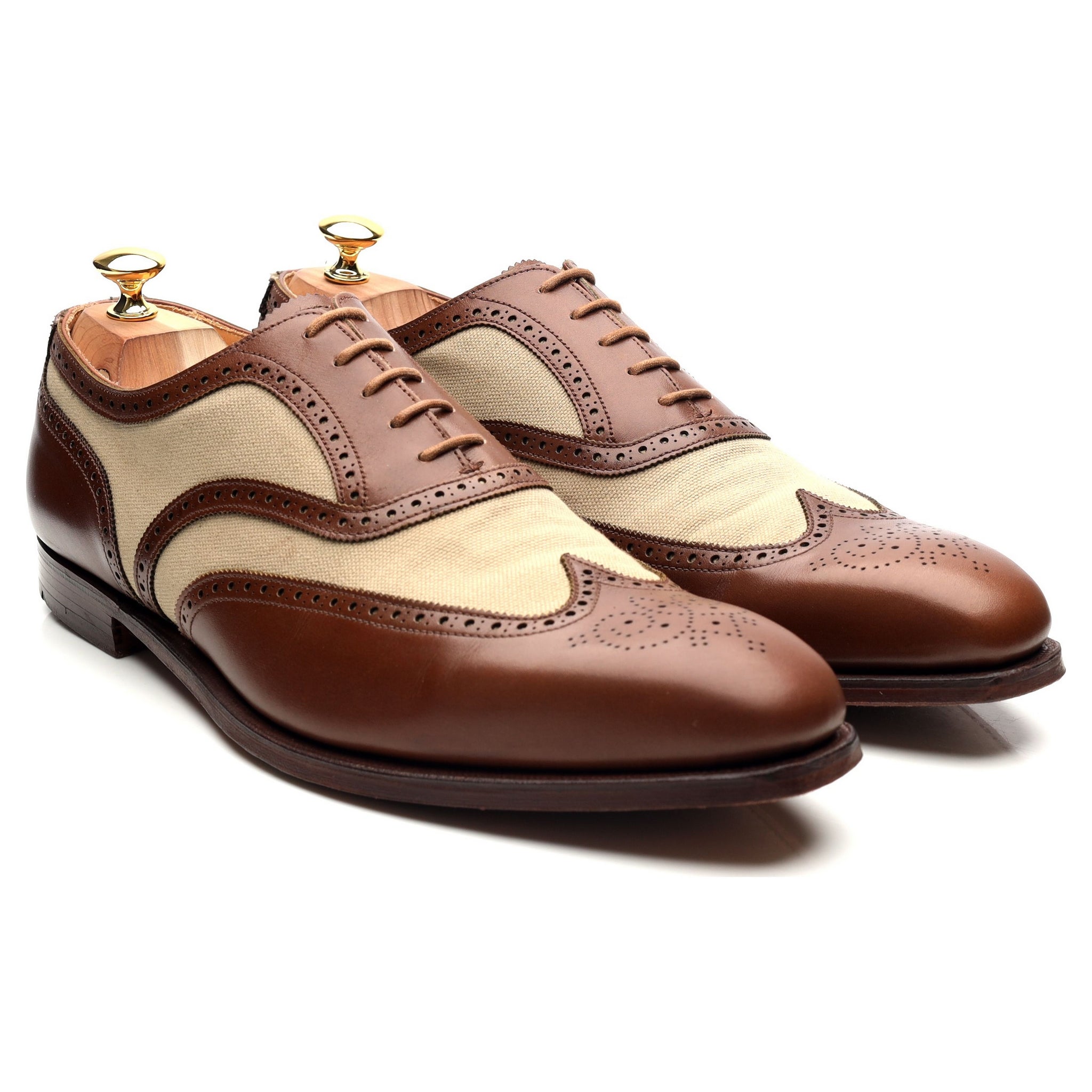 Crockett & Jones Gerrard 3 richelieu cuir marron UK 11
