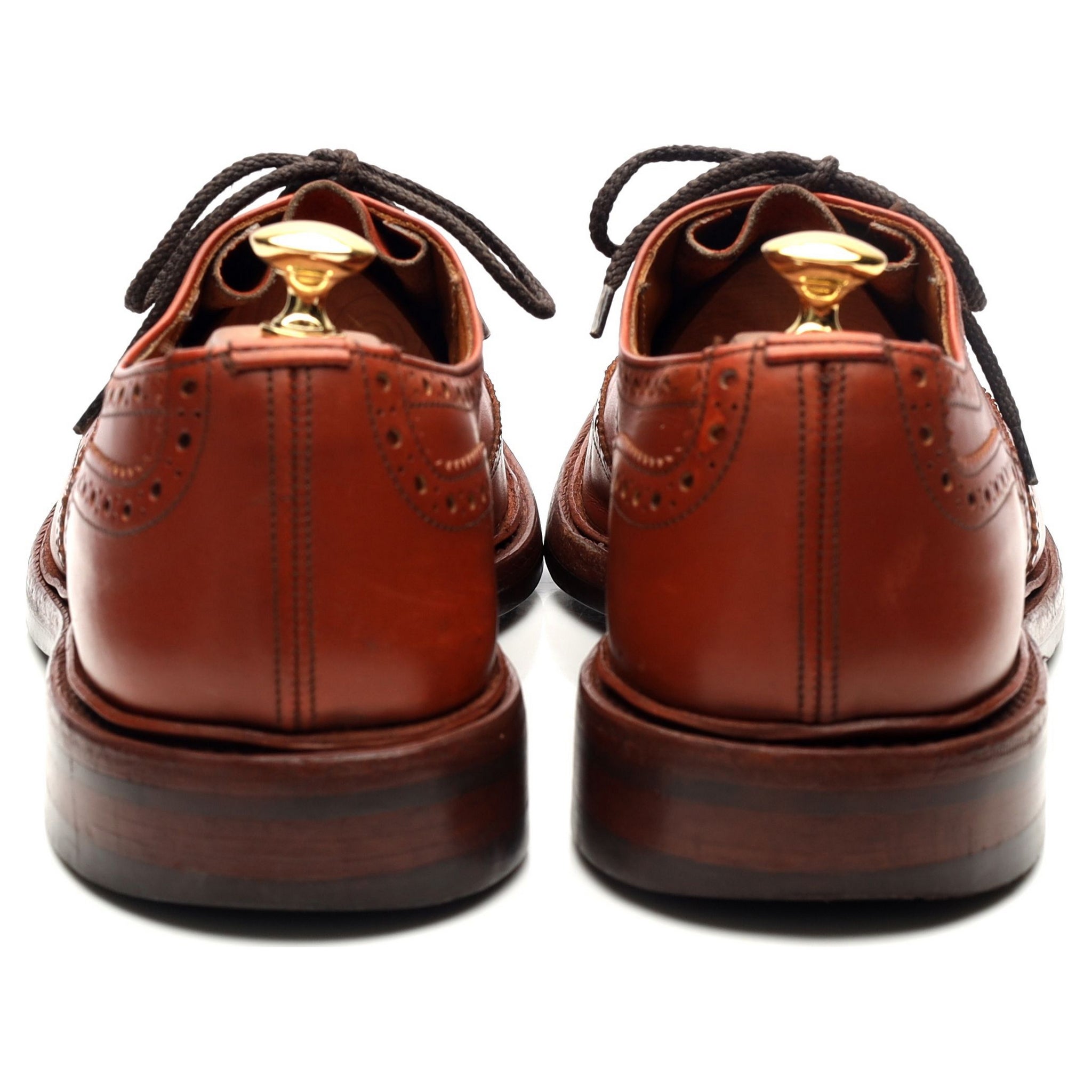 Trickers Bourton derby cuir marron 10,5 semelle gomme