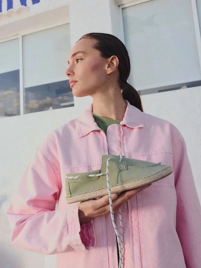Toni Pons 026 Jute espadrille barefoot mixte cuir lacets