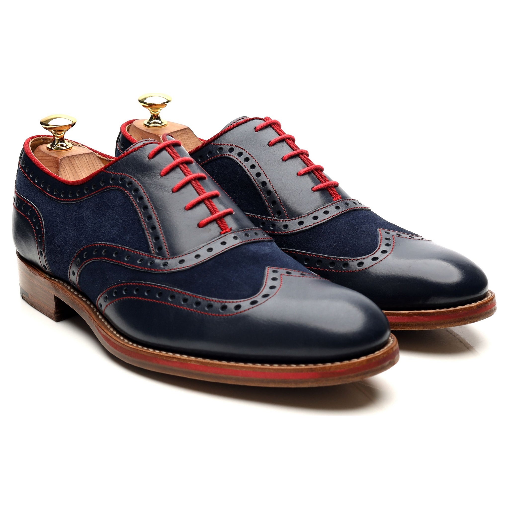 Herring Hathaway brogues bleu UK 8 cuir