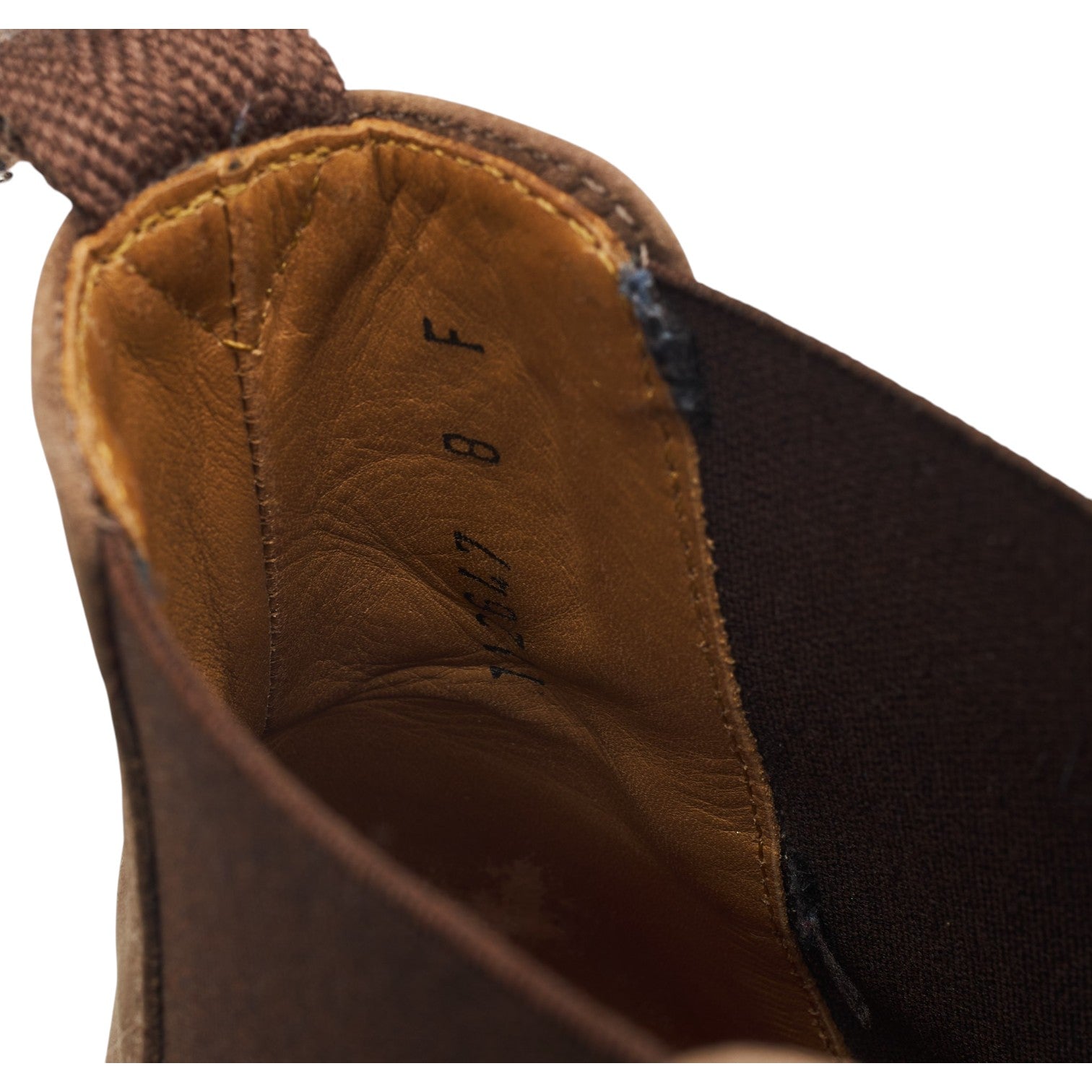 Grenson Declan boots chelsea nubuck gris UK 8