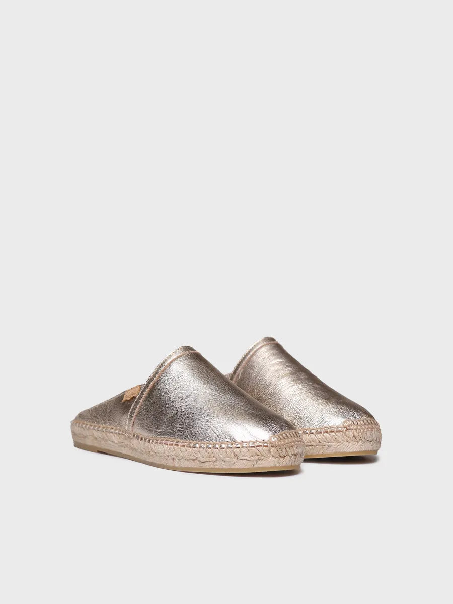 Toni Pons Denise-P mules espadrilles cuir métallisé