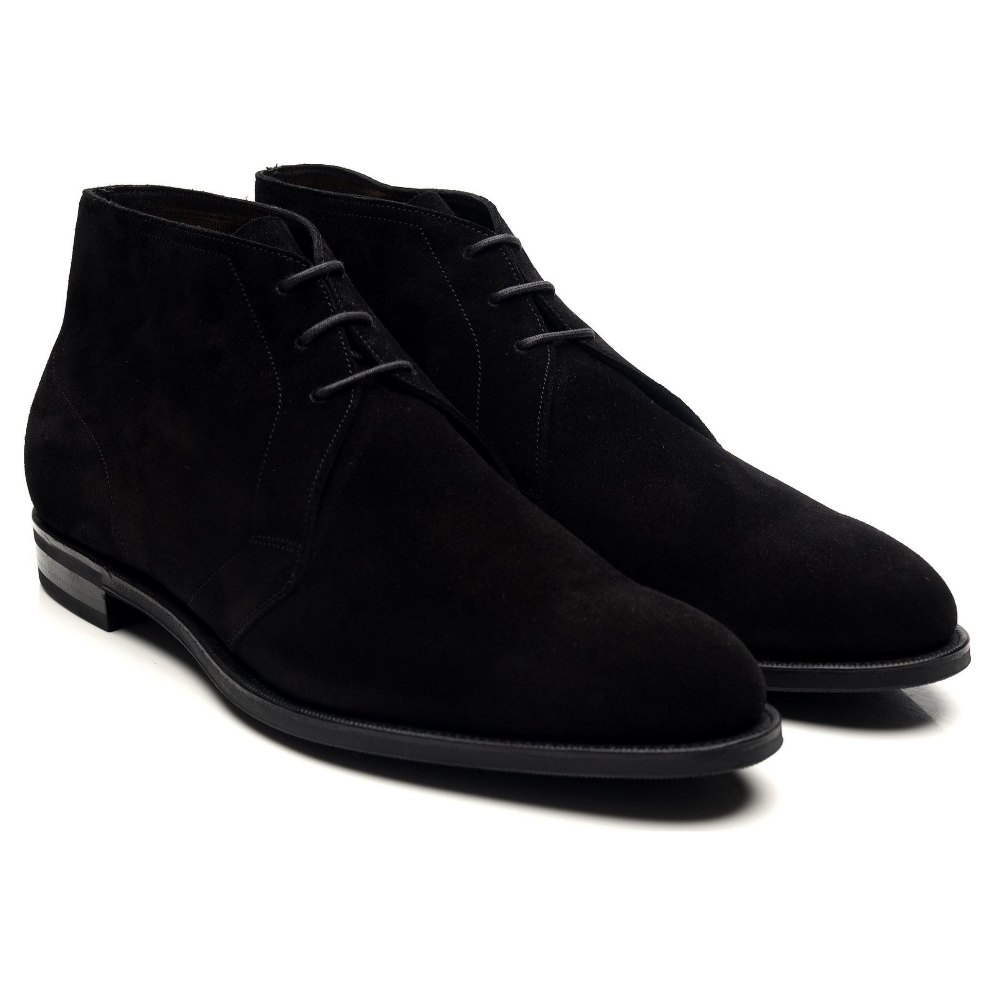 Edward Green Shanklin boots daim noir UK 9
