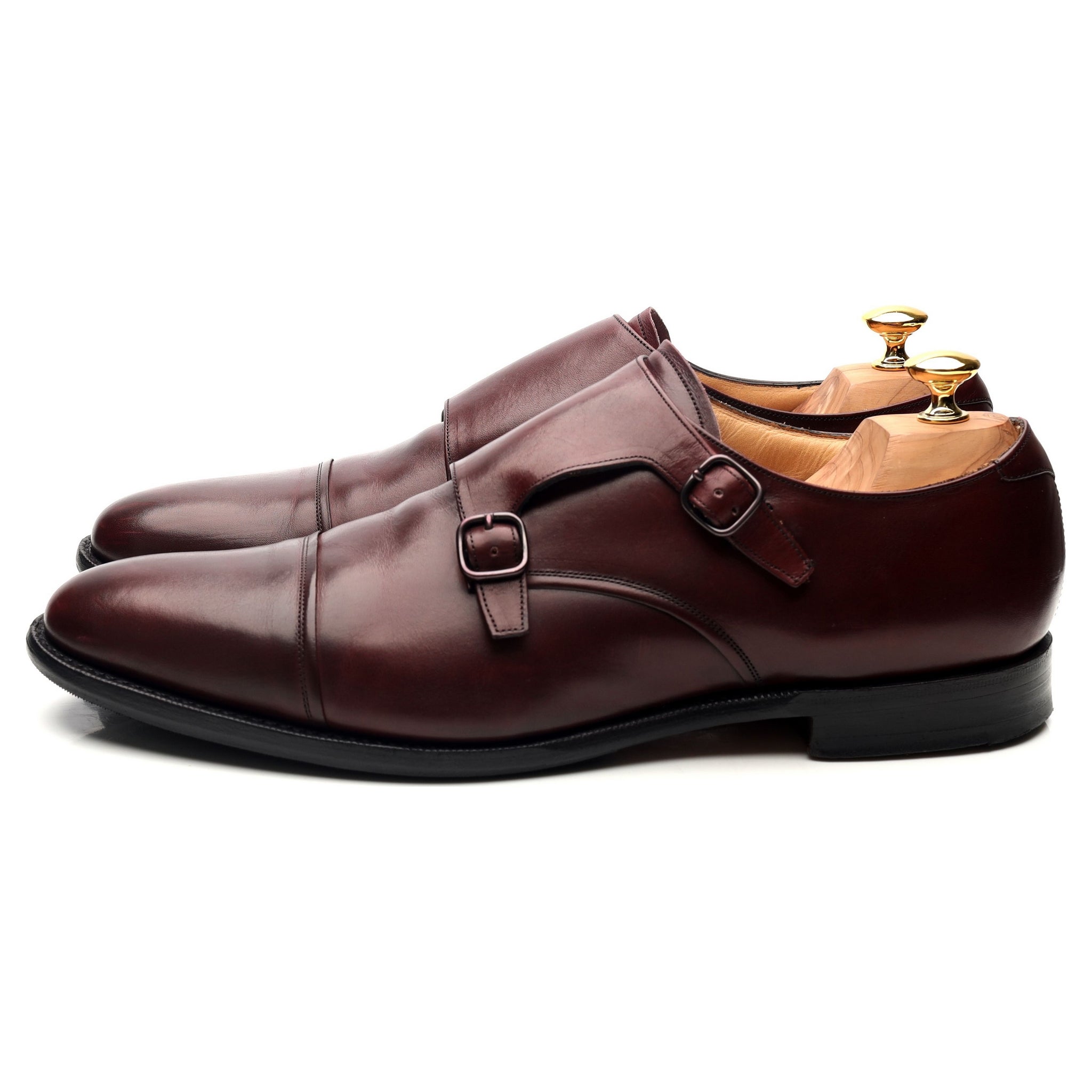 Church's Ledstone chaussures monk cuir bordeaux UK 11
