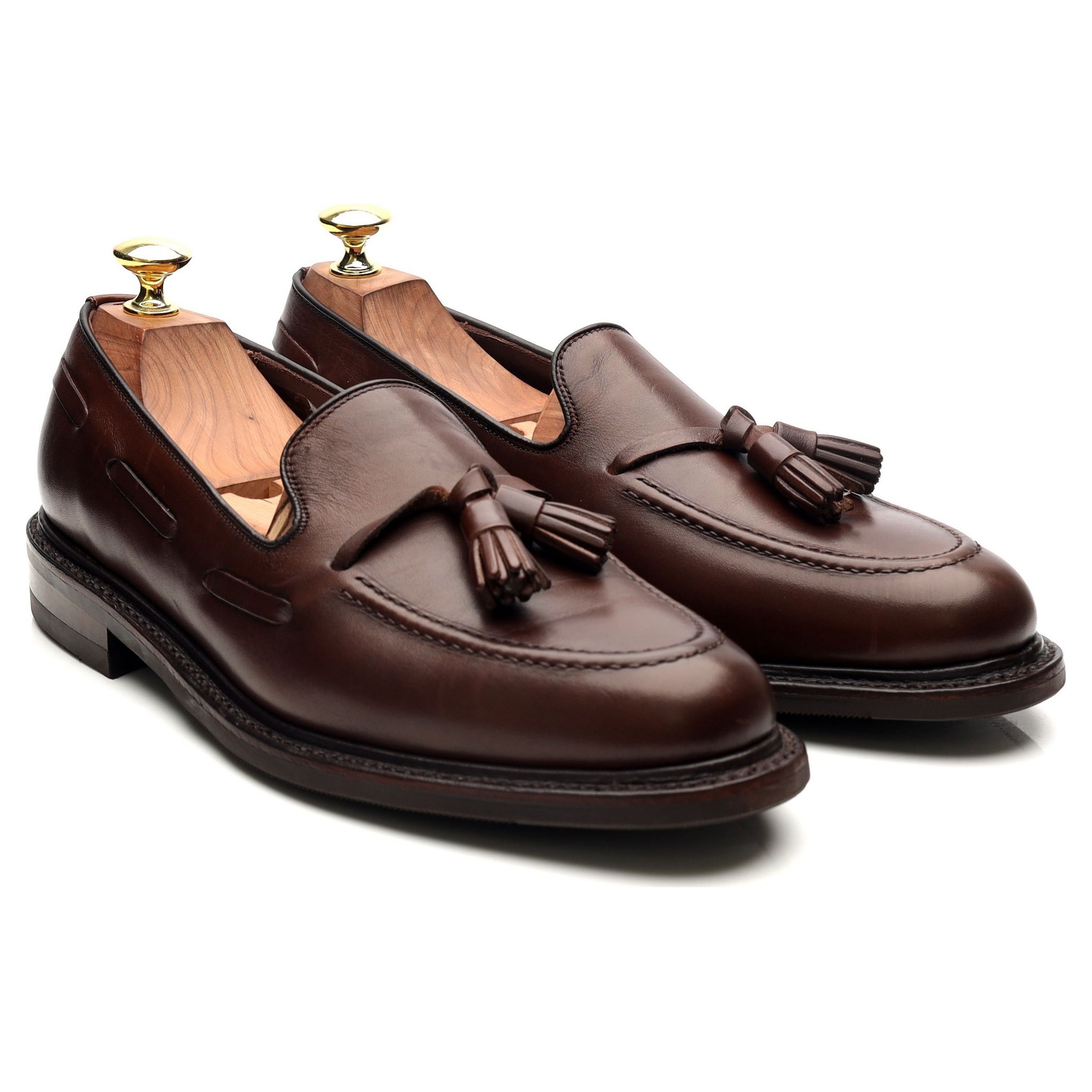 Loake 1880 Nottingham mocassins cuir marron UK 7