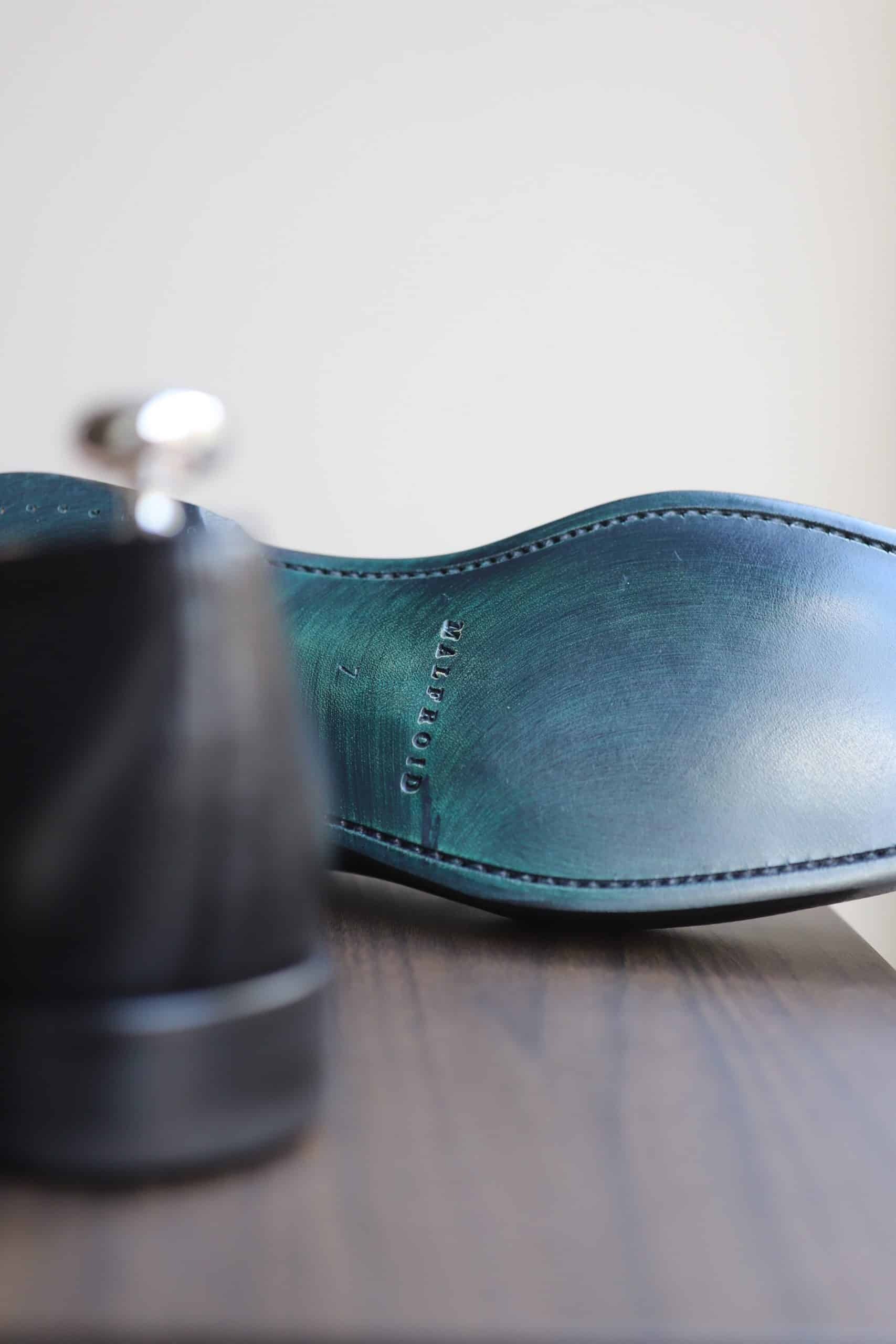 Malfroid Newport mocassin cuir grainé