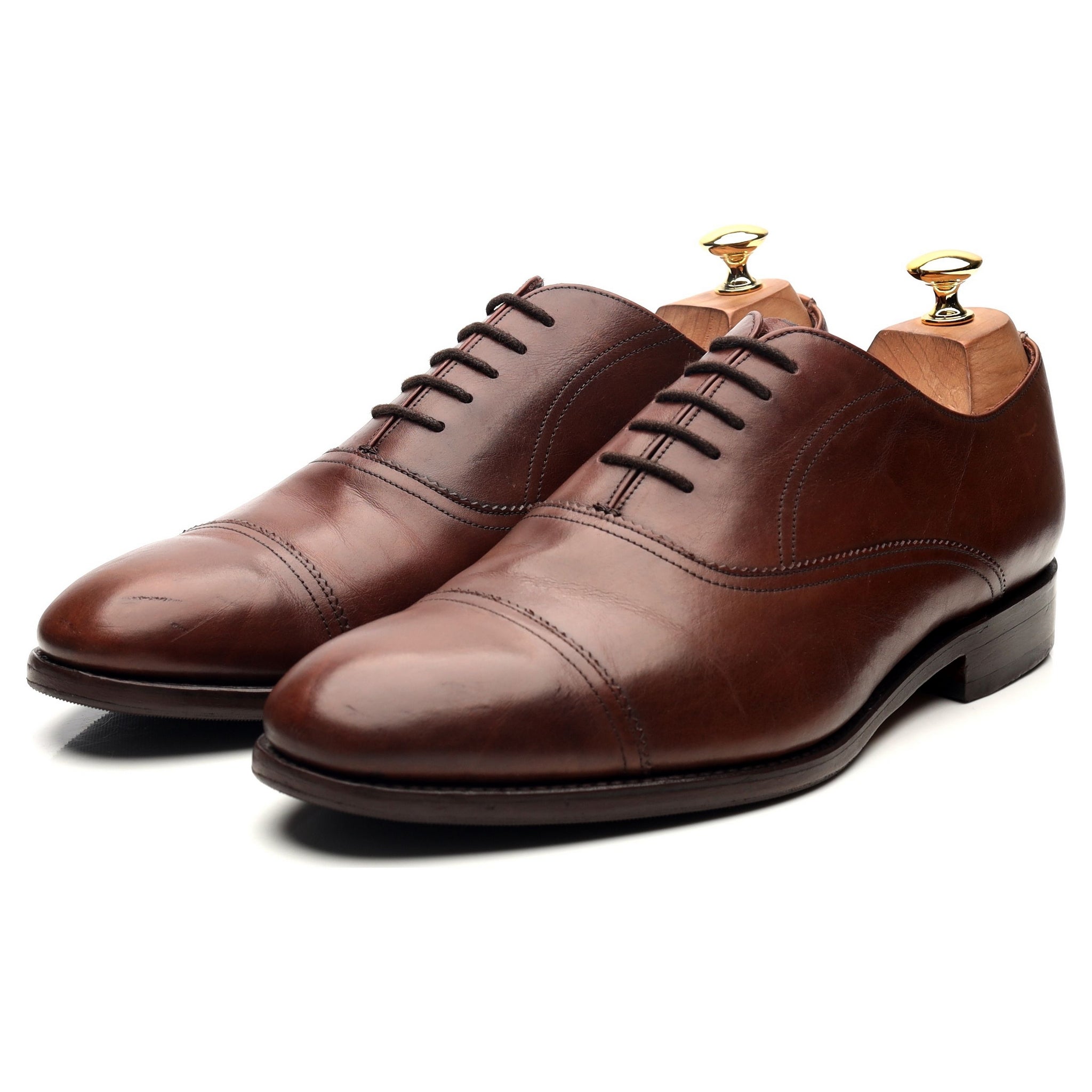 Barker Malvern richelieu cuir marron 10 UK