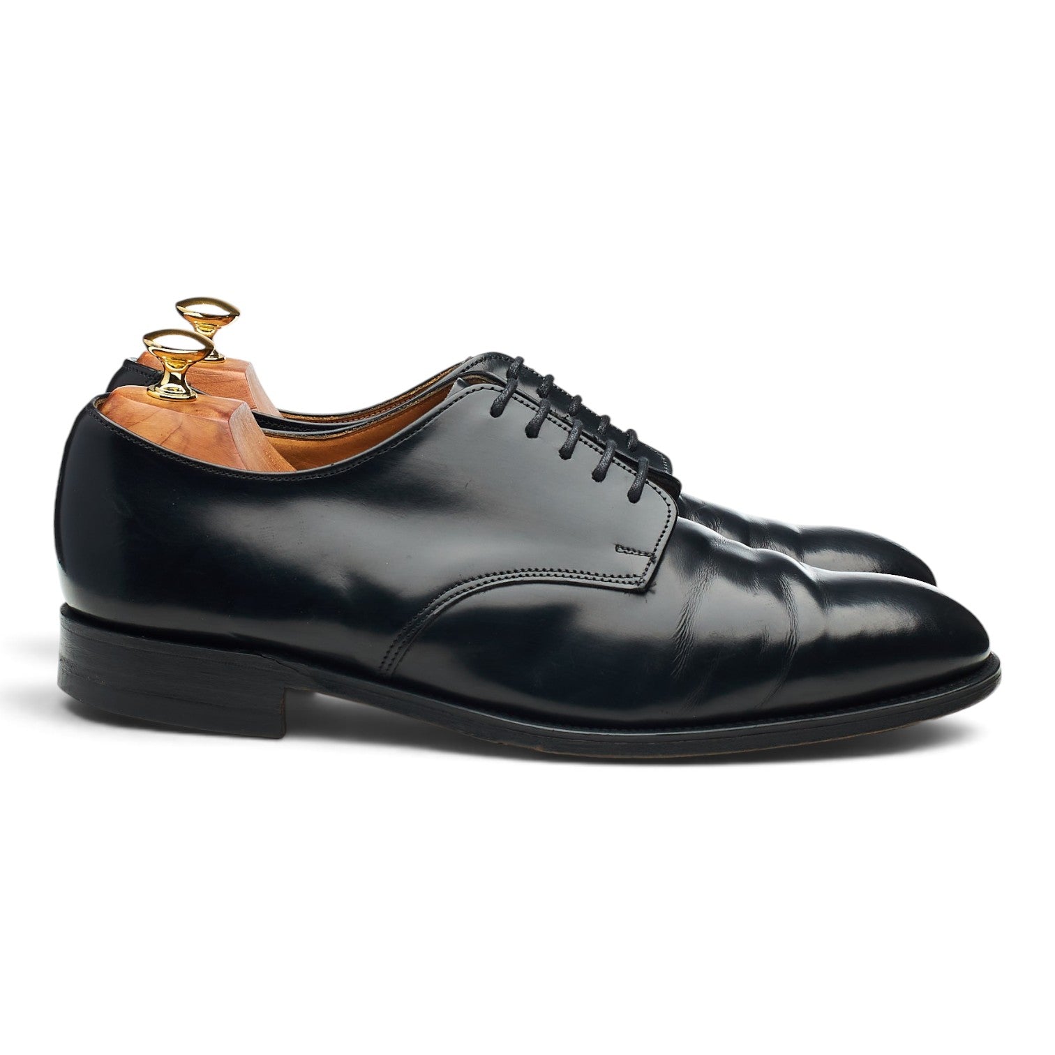 Cheaney derby cuir noir UK 10 largeur G