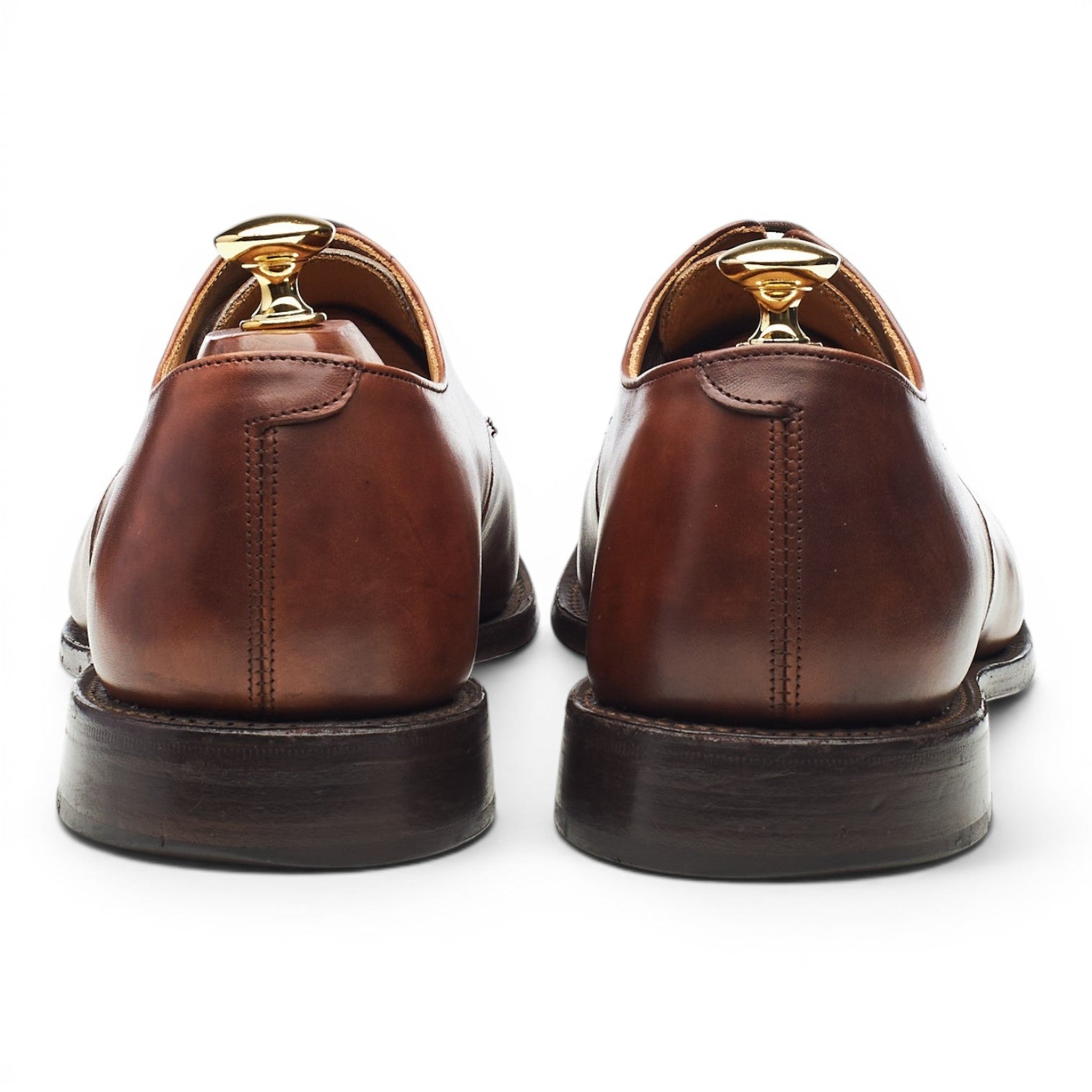 Tricker's Abingdon derby cuir marron museum UK 9