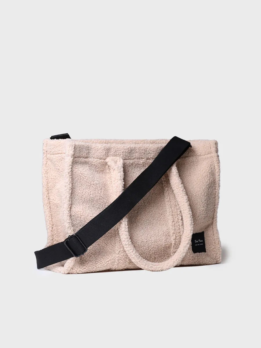 Toni Pons Gwen sac cabas fourrure naturel
