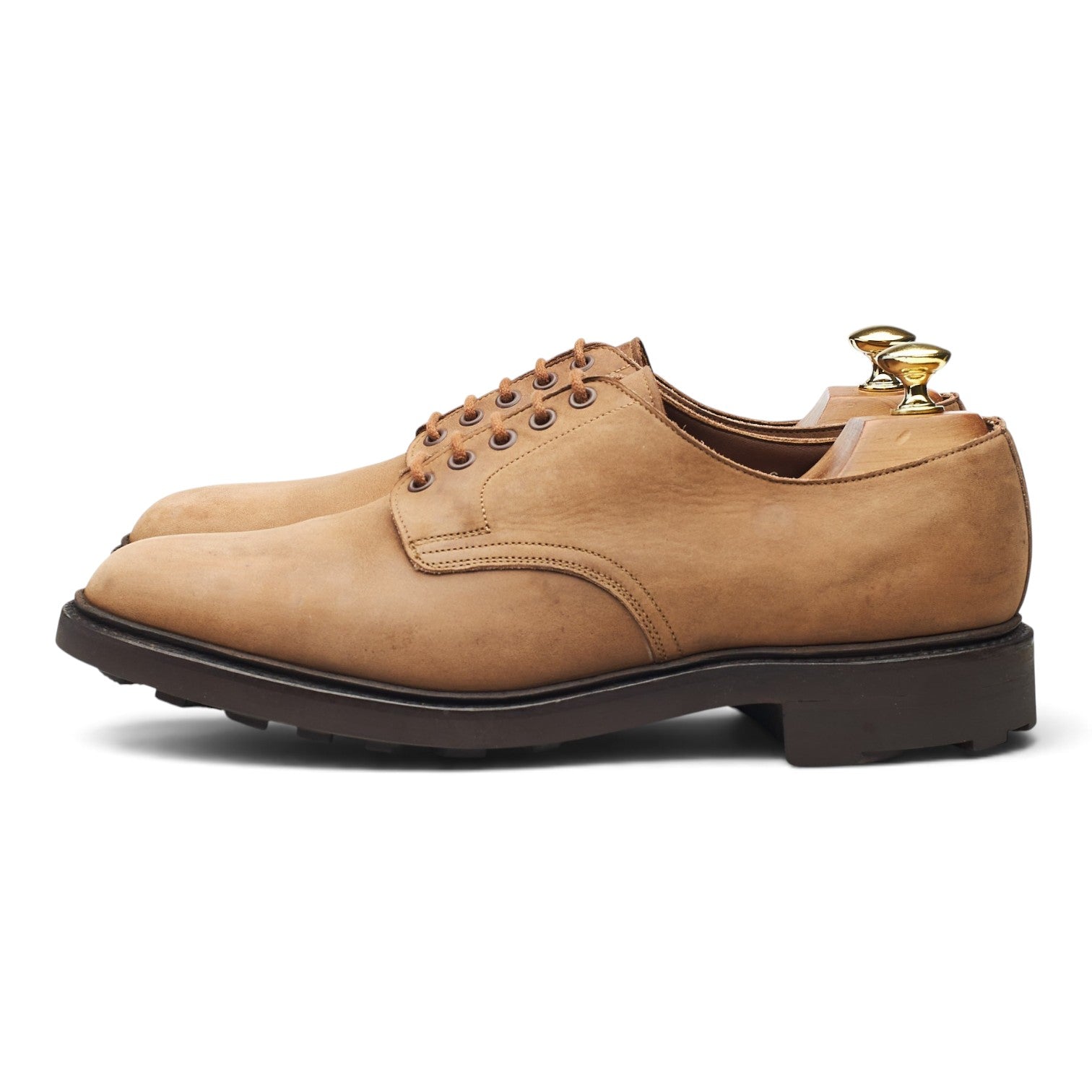 Crockett & Jones Stirling derby nubuck marron UK 8.5