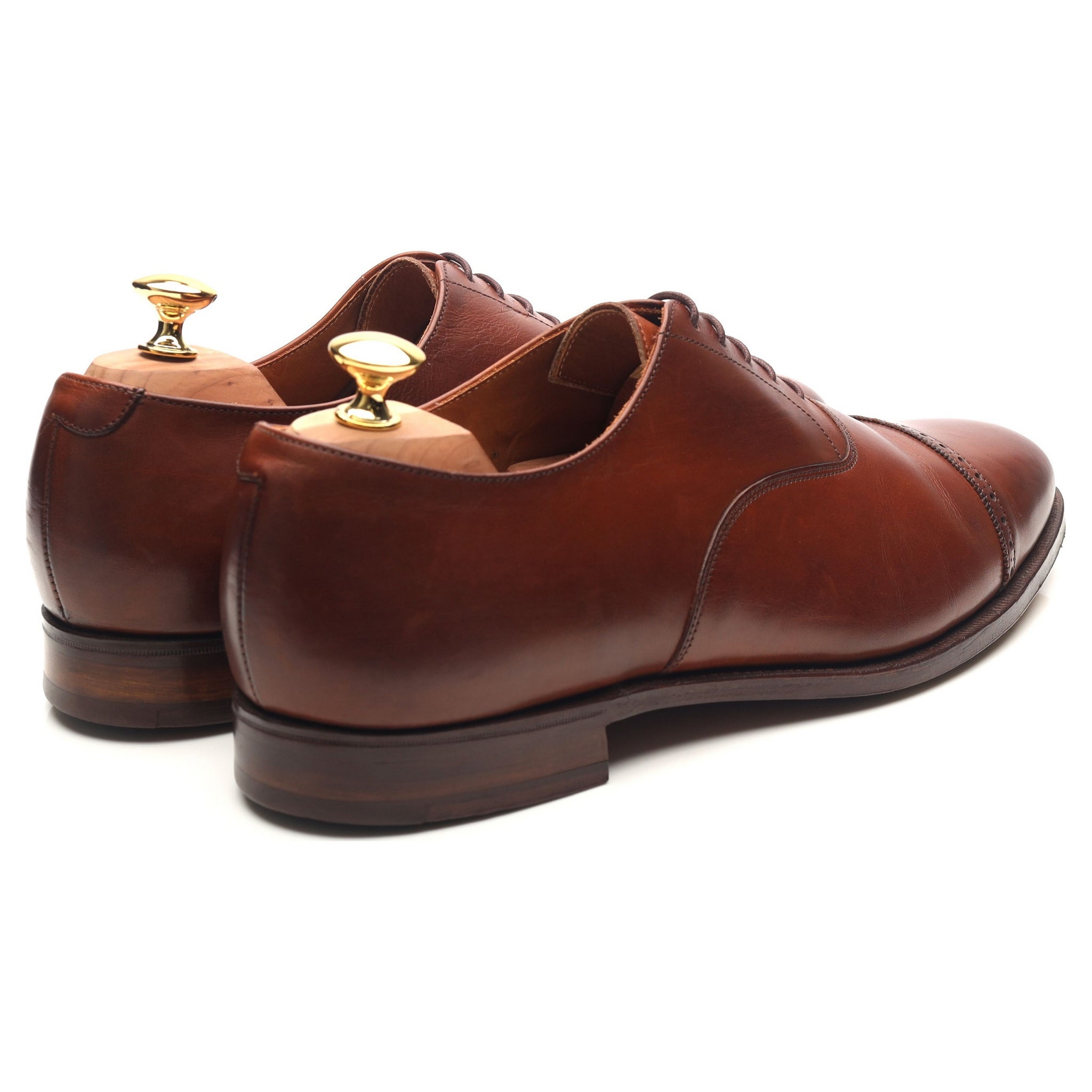 Ralph Lauren richelieu brogue cuir marron UK 10.5