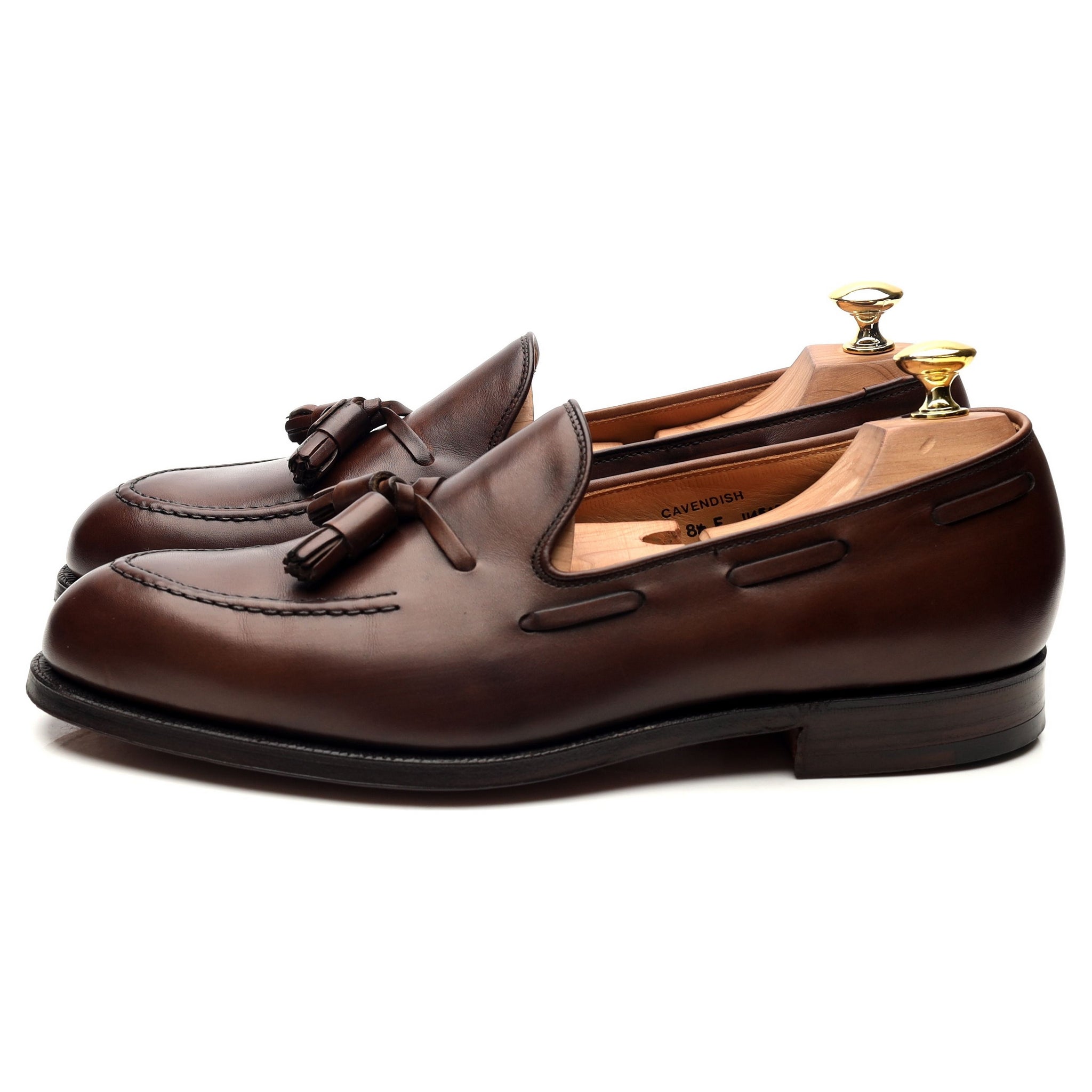 Crockett & Jones Cavendish 2 mocassin cuir marron UK 8.5