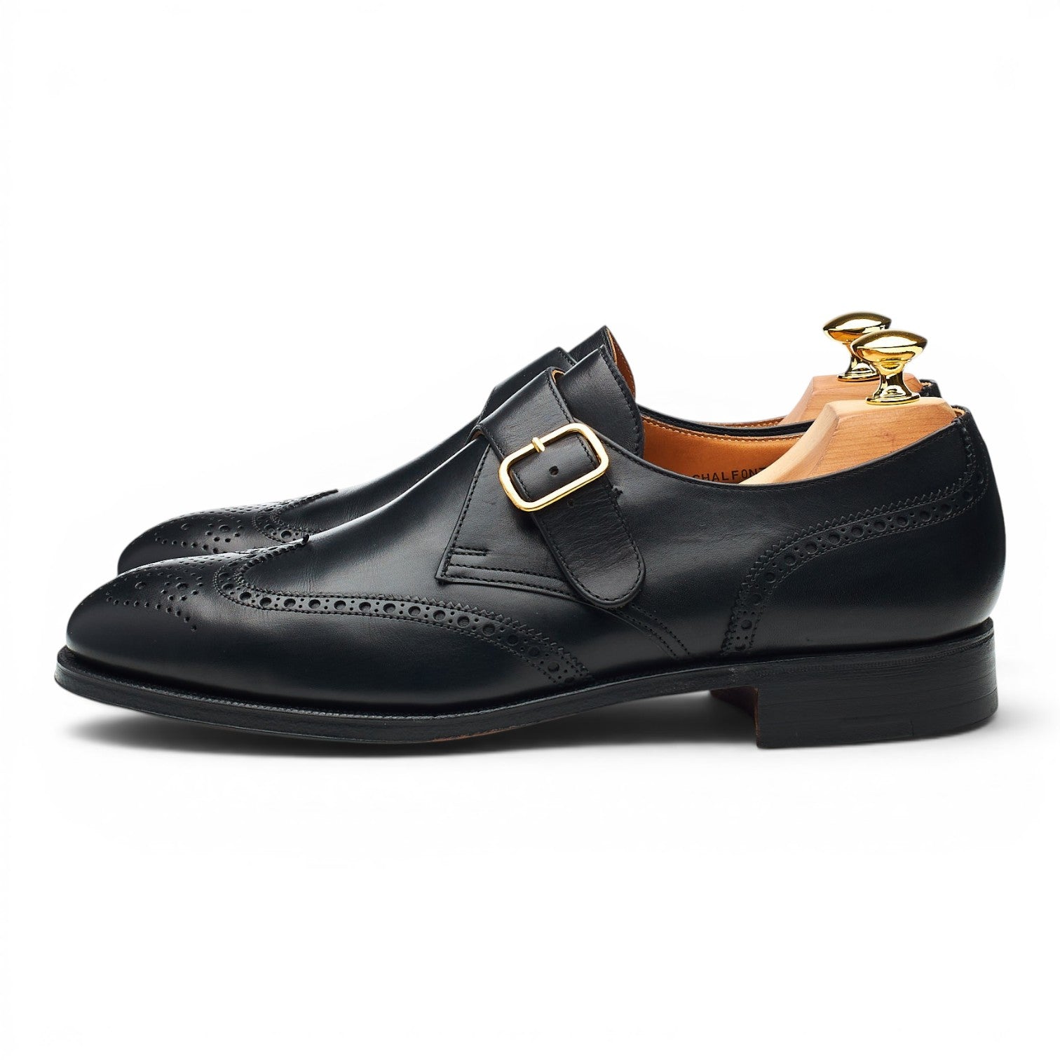 Crockett & Jones Chalfont monk cuir noir pointure 41