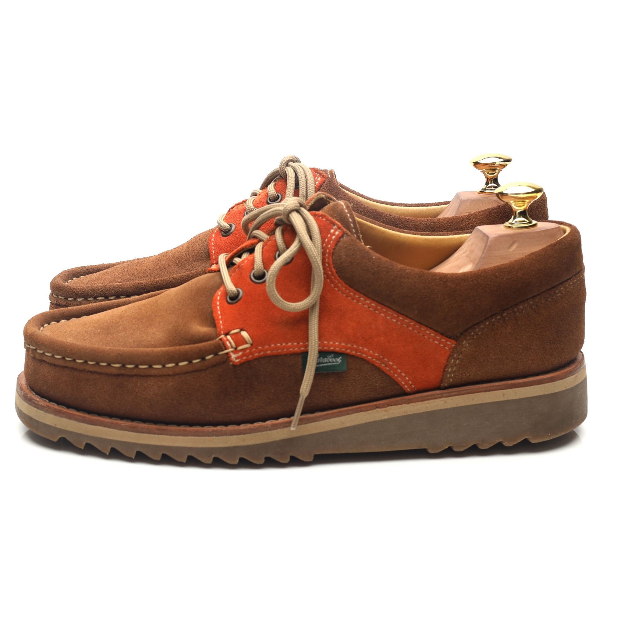 Paraboot Thiers chaussures bateau daim marron UK 8