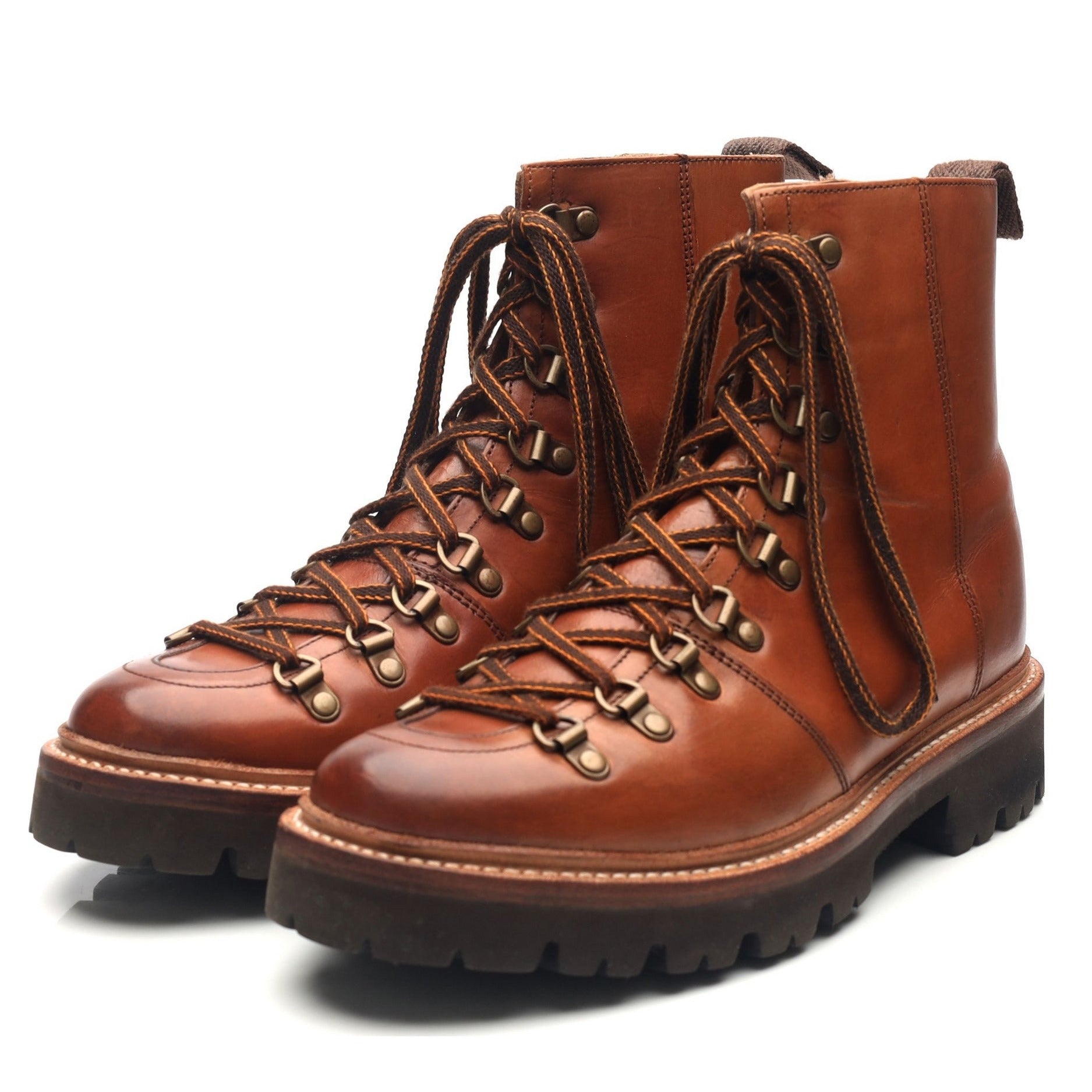 Grenson Nanette boots rando cuir marron UK 5.5 femme