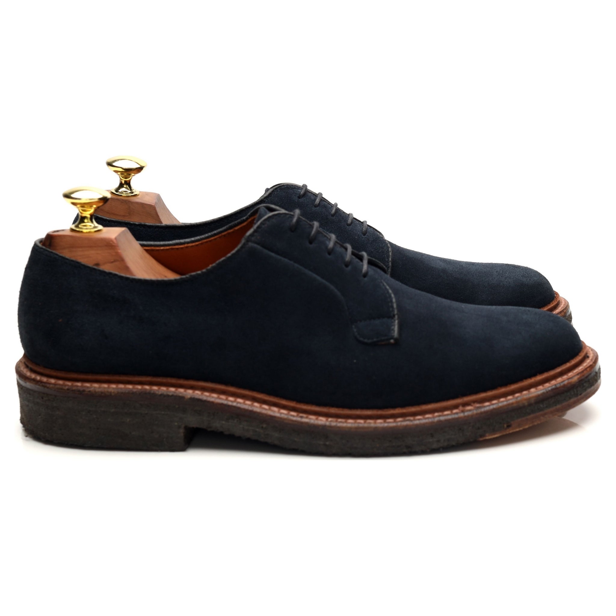 Alden M5405 derby daim bleu marine pointure UK 6.5