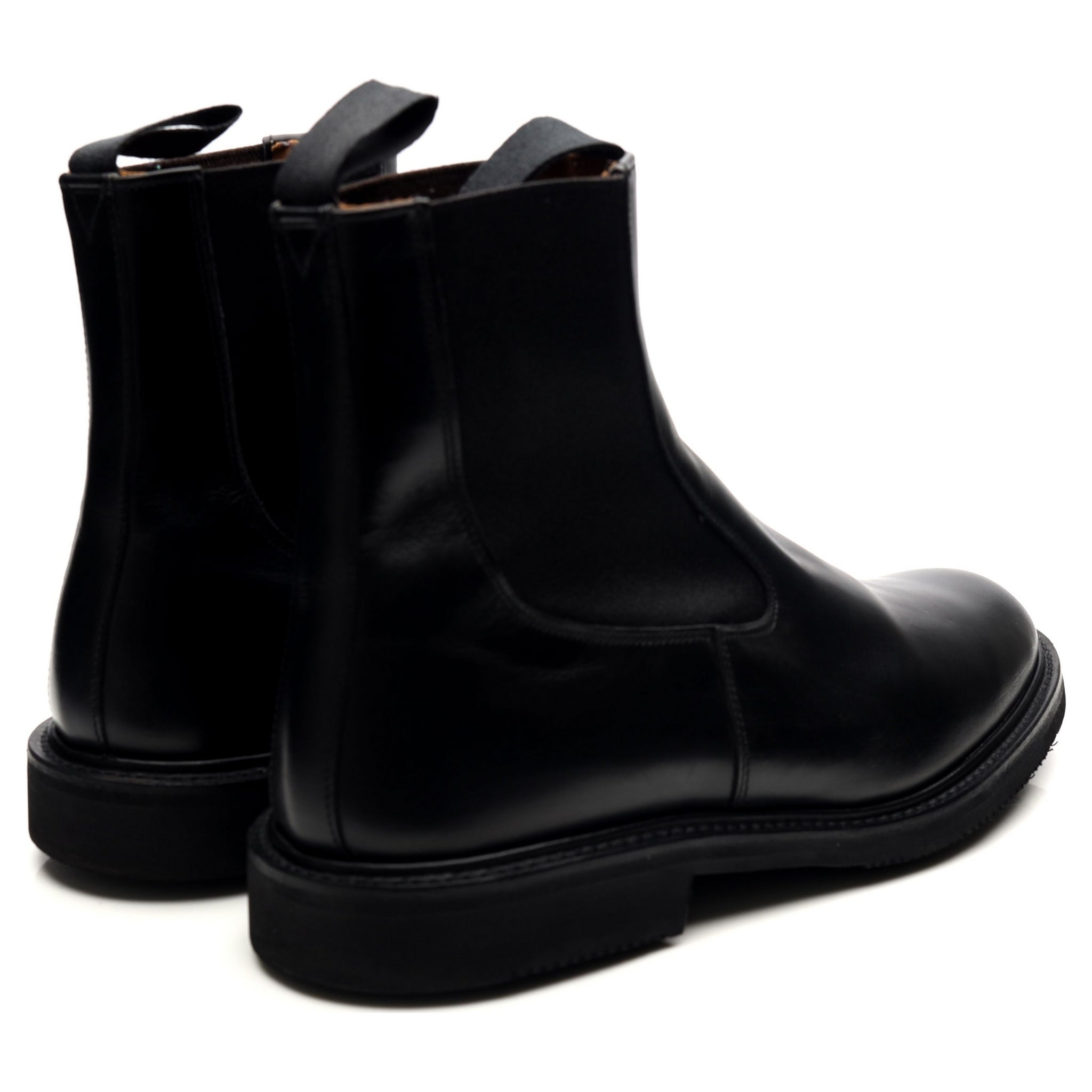 Tricker's Stephen bottes chelsea cuir noir UK 9