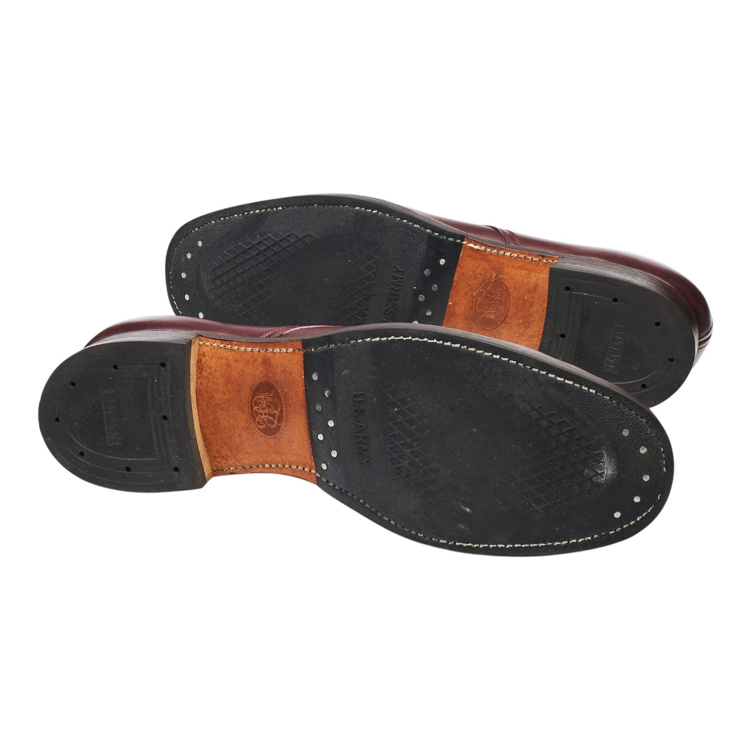 Timeworn Lot 3037 Derby Cuir Bordeaux UK 10.5 Militaire