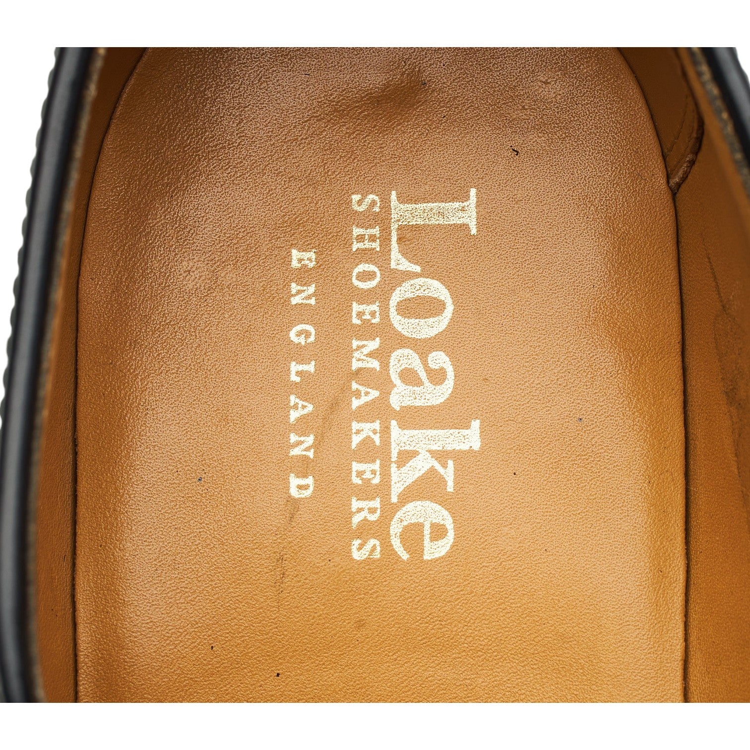 Loake Oban richelieu brogues cuir noir UK 8,5