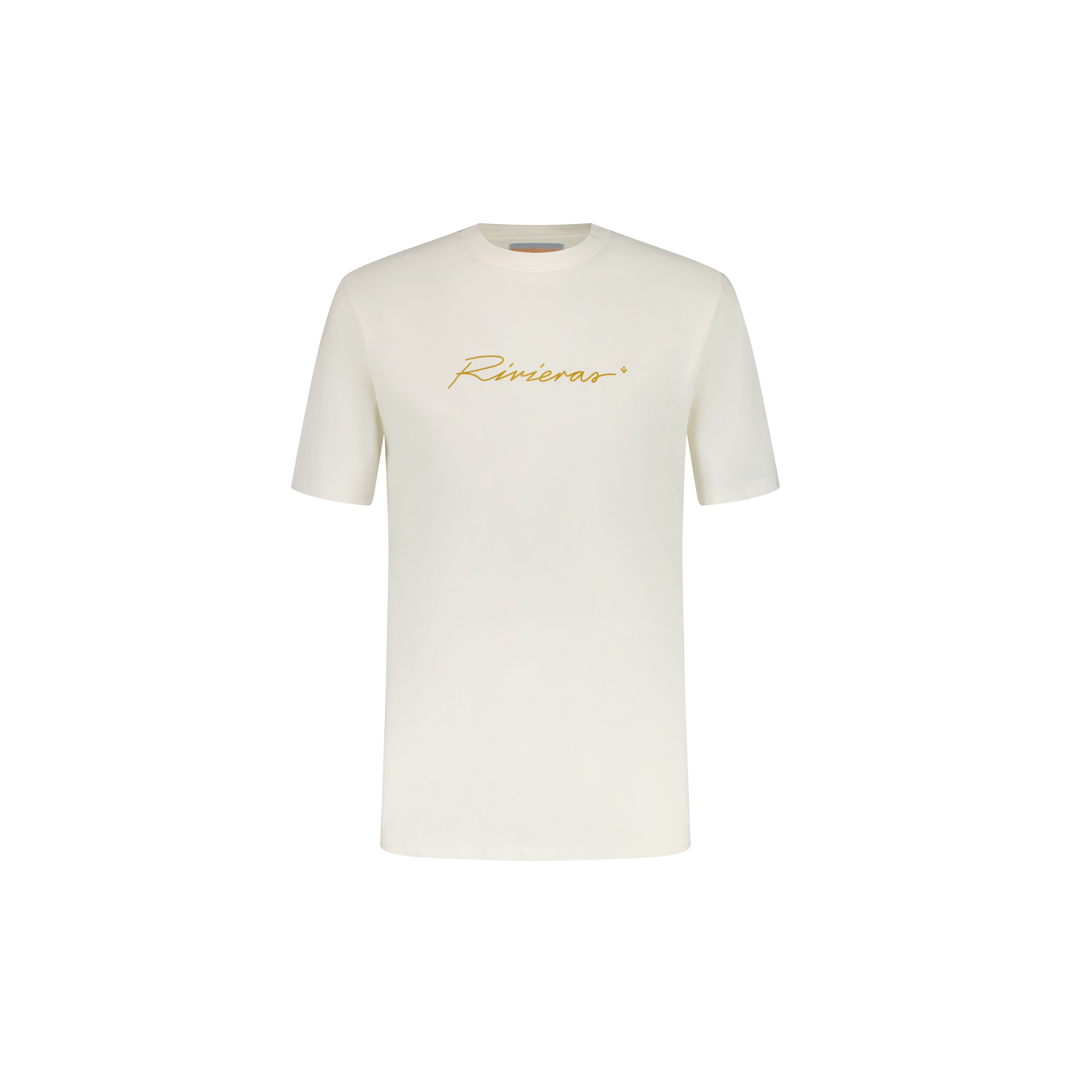 Rivieras Imprimés Ecrus t-shirts écru lot de 2 coton