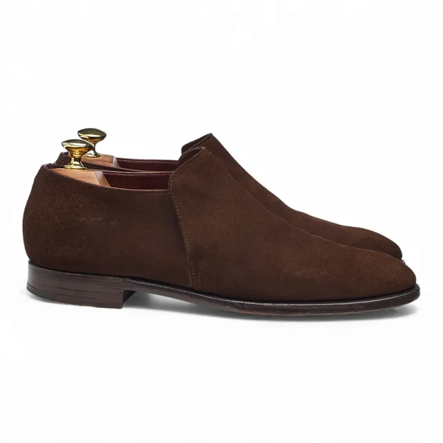 Crockett & Jones Kempton boots suède marron UK 7