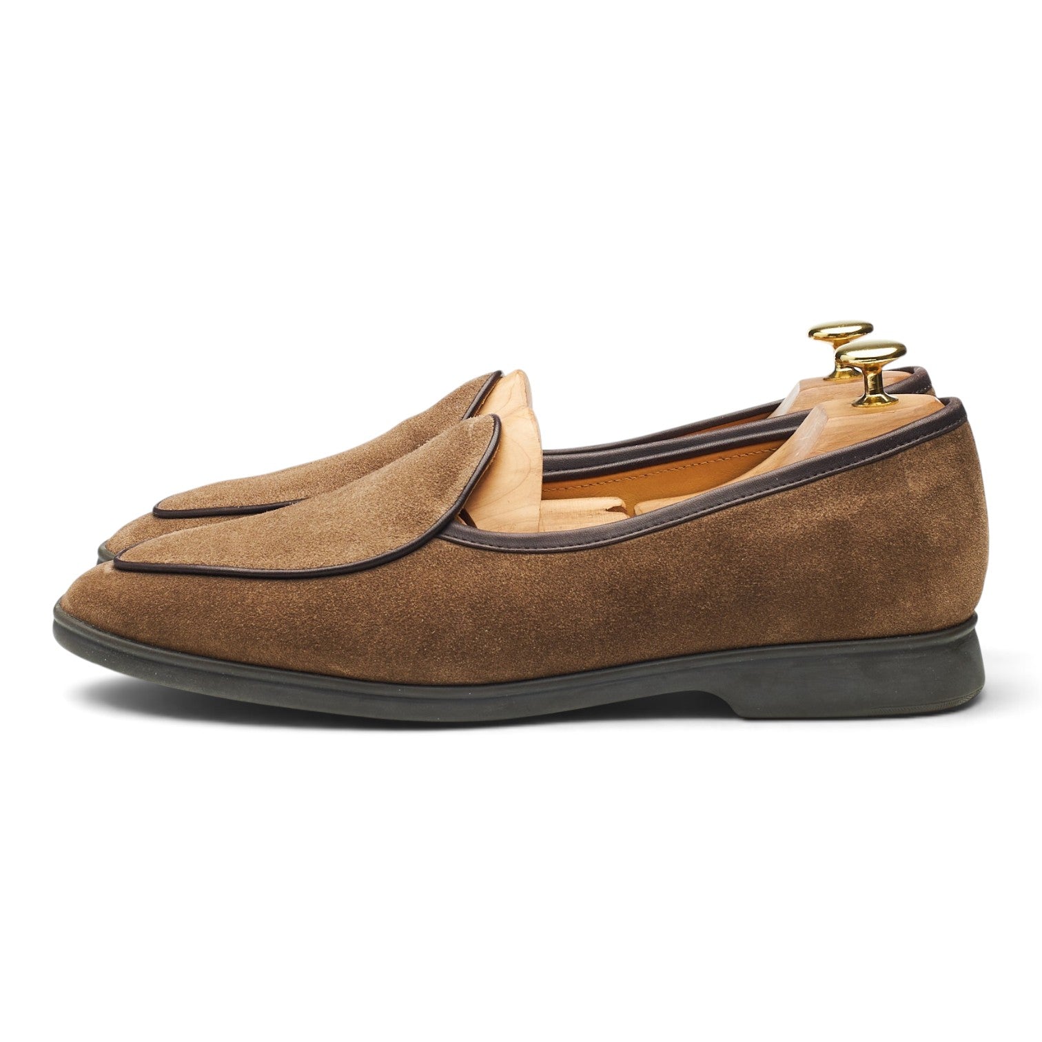 Baudoin & Lange Sagan Stride mocassins suède marron 42