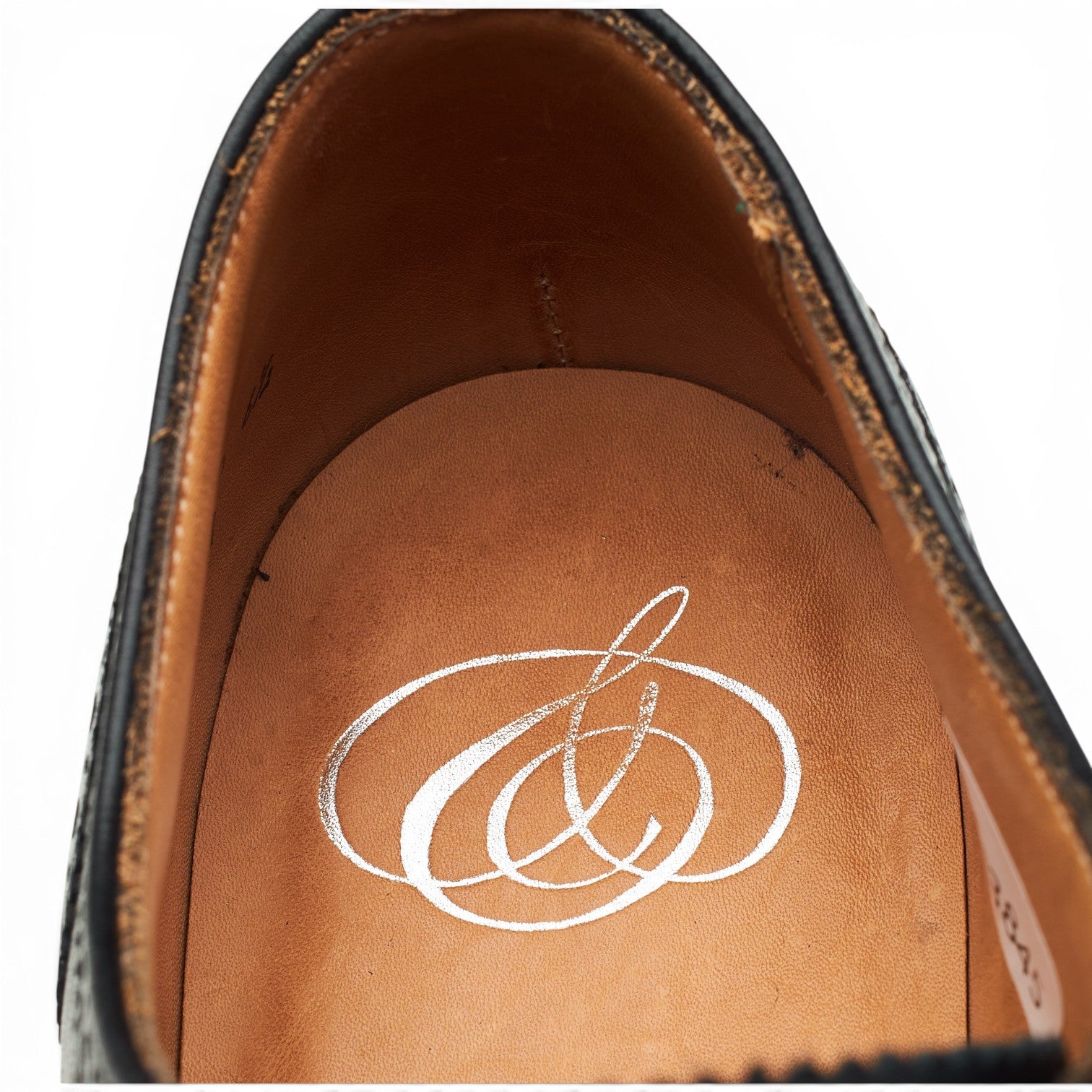 Bodileys Hamilton Stanford Oxford cuir noir 6.5 UK