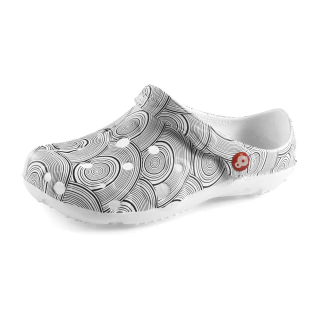 Schu'zz Globule Imprime sabot femme Cercles 36