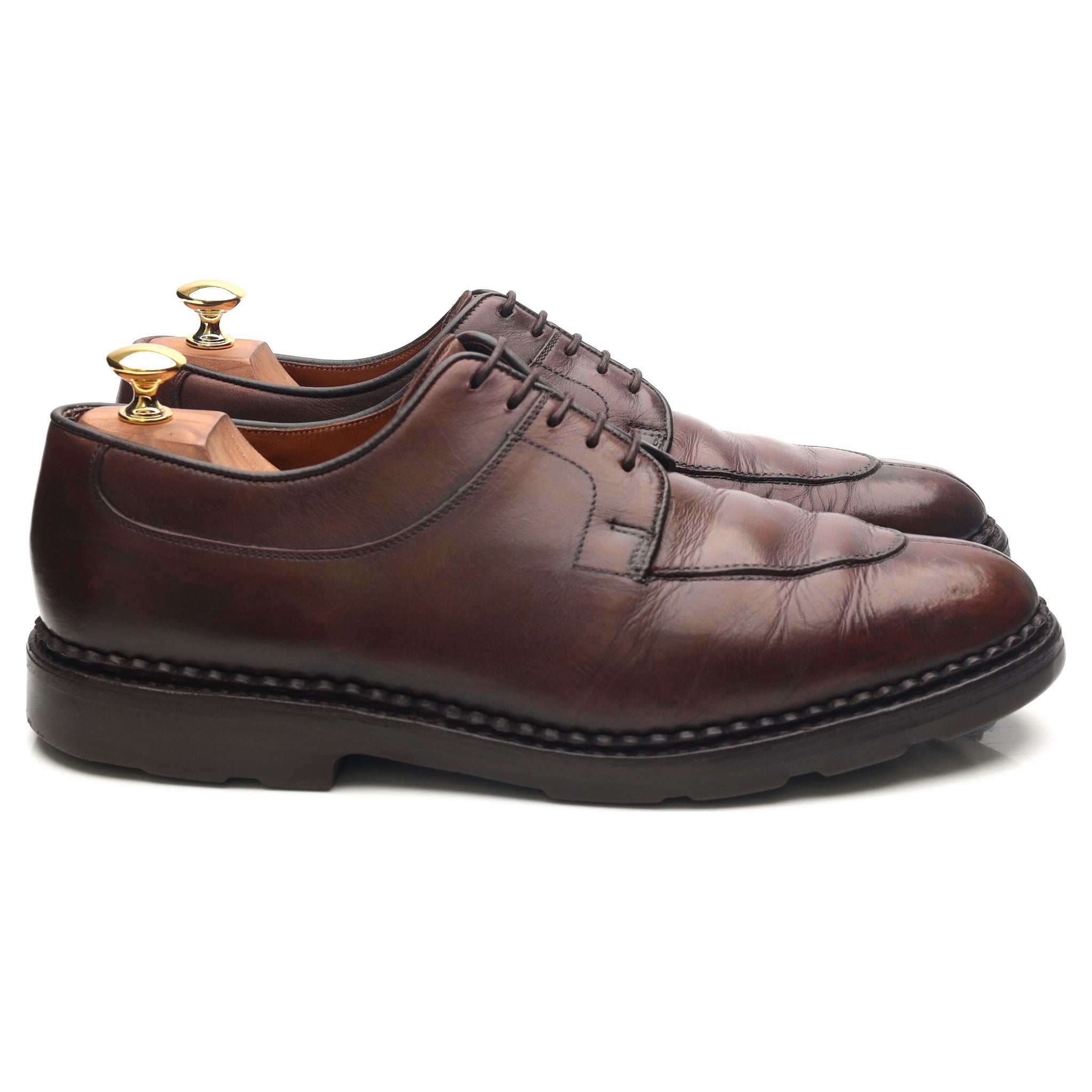 Bowen derby cuir marron foncé UK 10.5