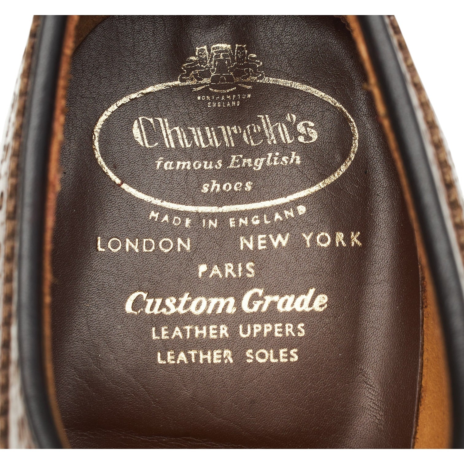 Church’s Grafton derbys brogues cuir marron UK 7,5
