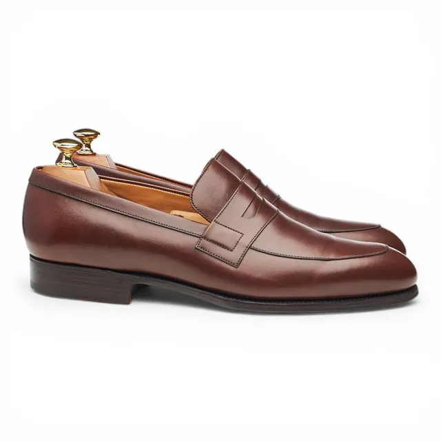 J.M. Weston 489 mocassins cuir marron UK 9,5