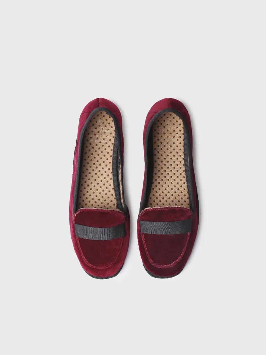 Toni Pons Celine mocassin velours noir plat
