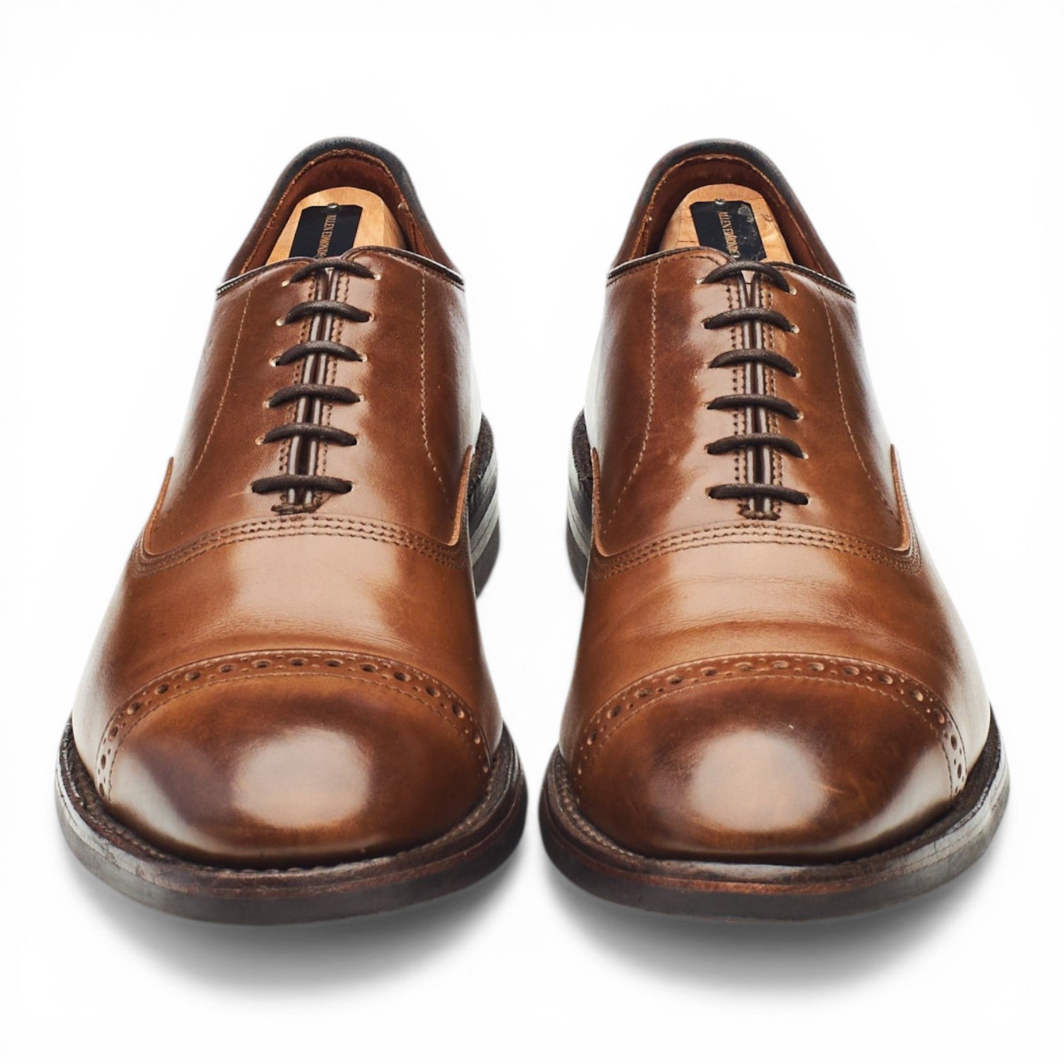 Allen Edmonds Fifth Avenue oxford cuir marron foncé UK 8.5